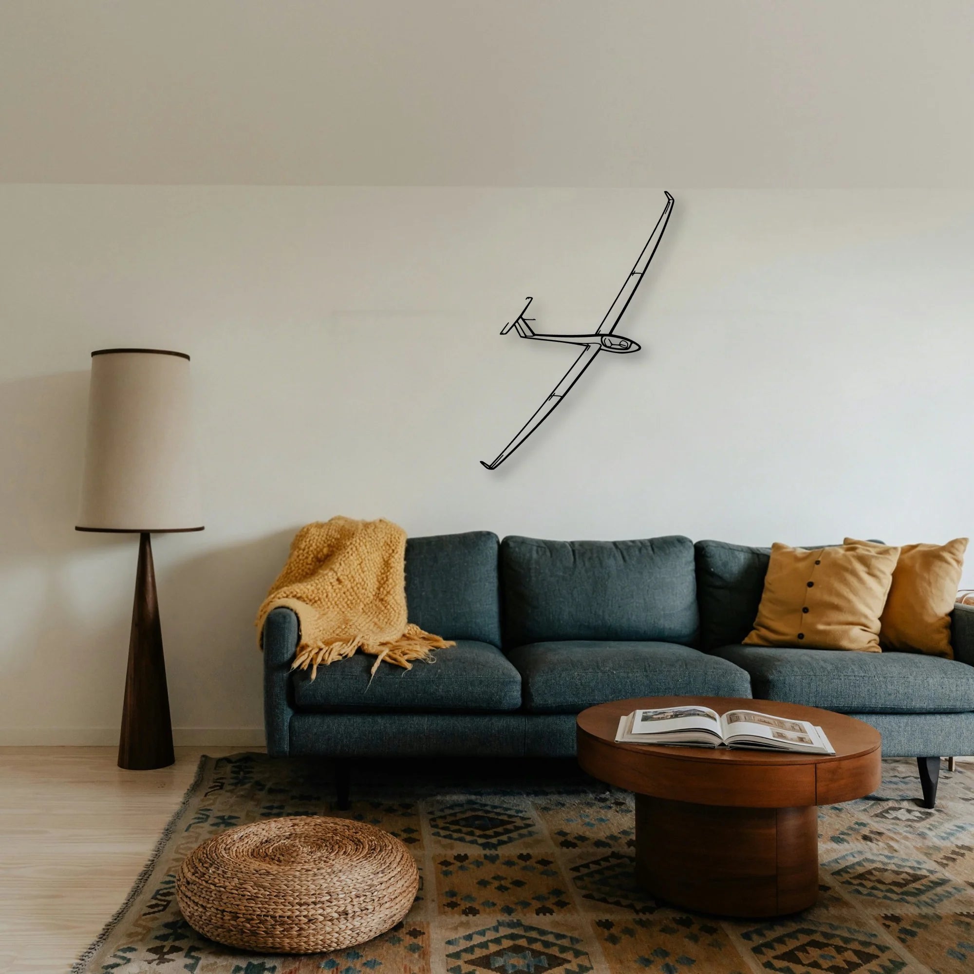 108 2 4 Classic Aircraft Silhouette Metal Wall Art - Tinvibe