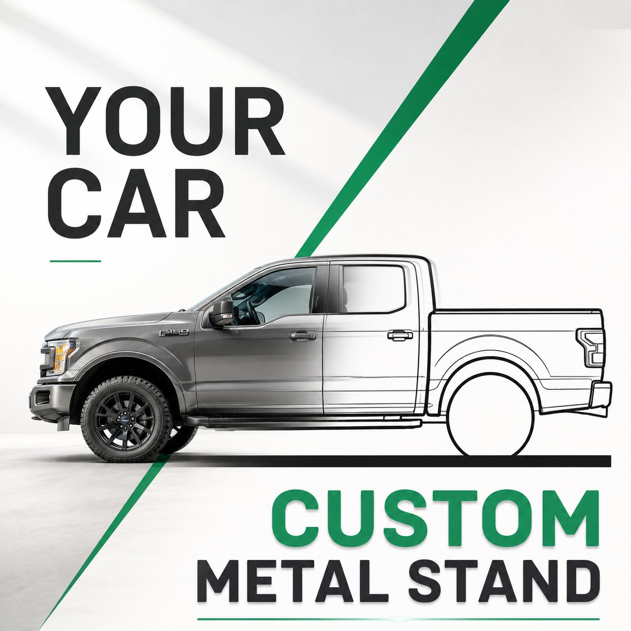 Your Custom Standing Silhouette Metal Art Service - Tinvibe