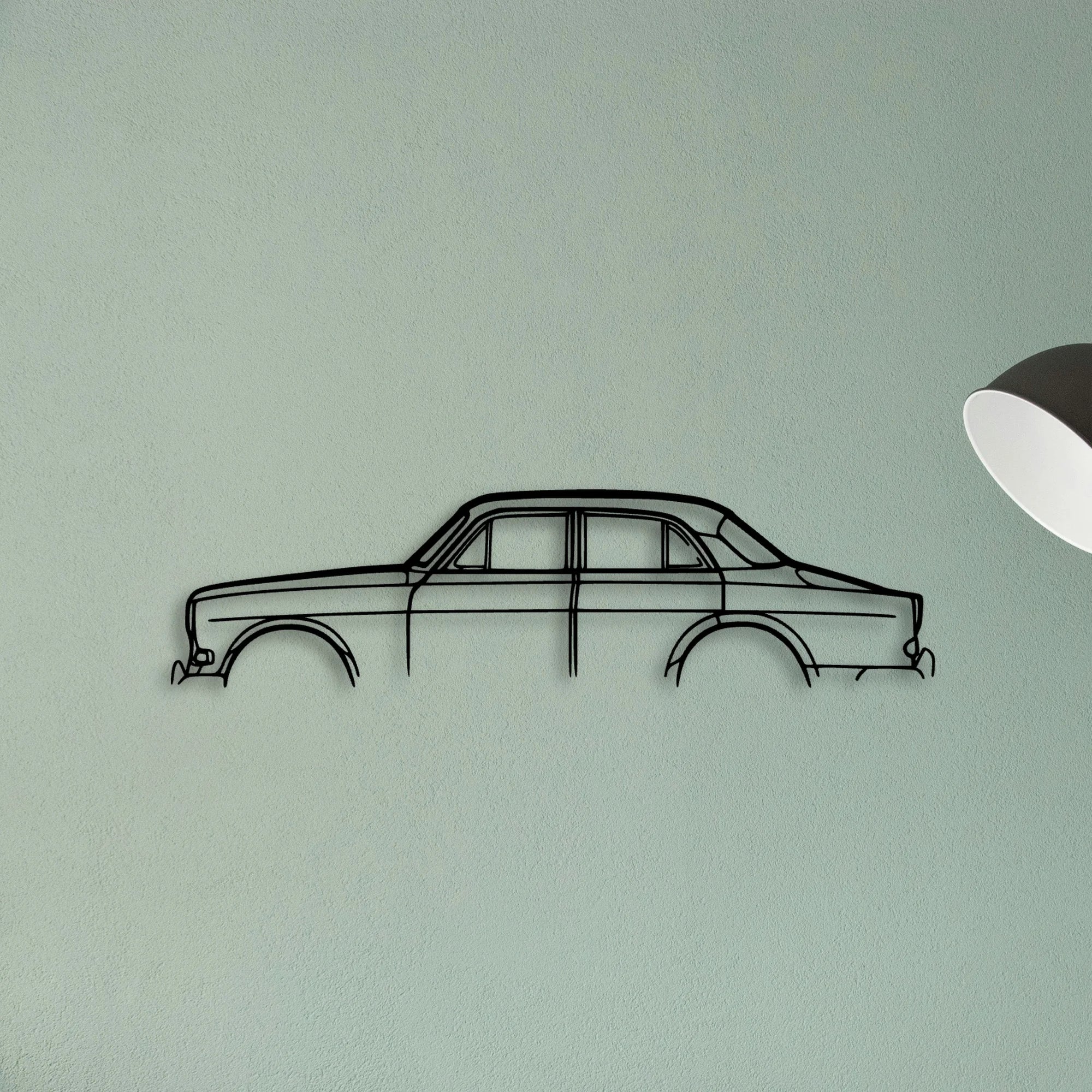 121 Classic Silhouette Metal Wall Art - Tinvibe