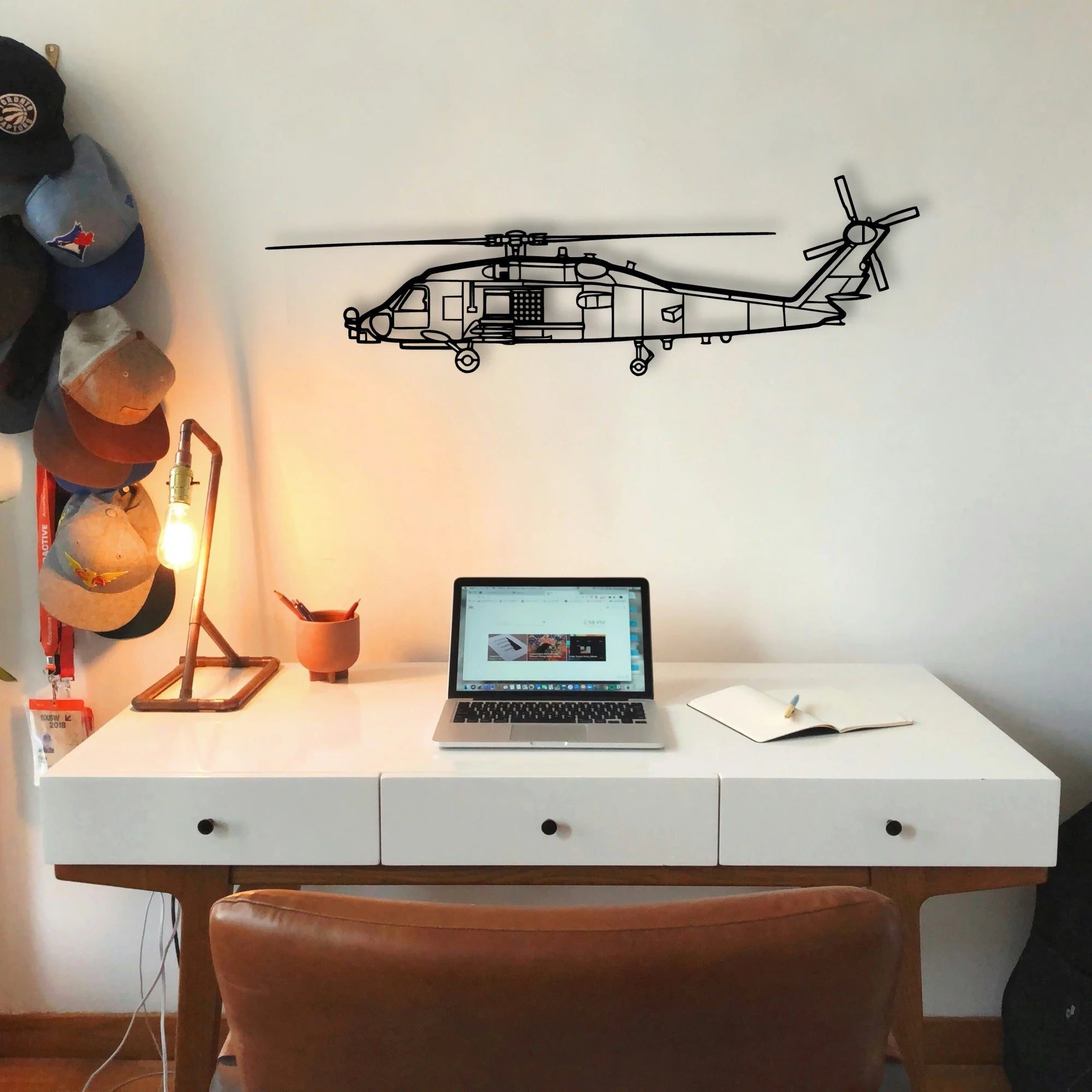 150 3 Classic Aircraft Silhouette Metal Wall Art - Tinvibe