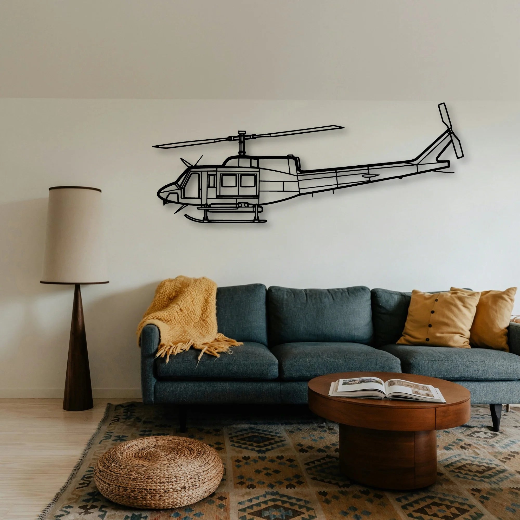 150 5 Classic Aircraft Silhouette Metal Wall Art - Tinvibe