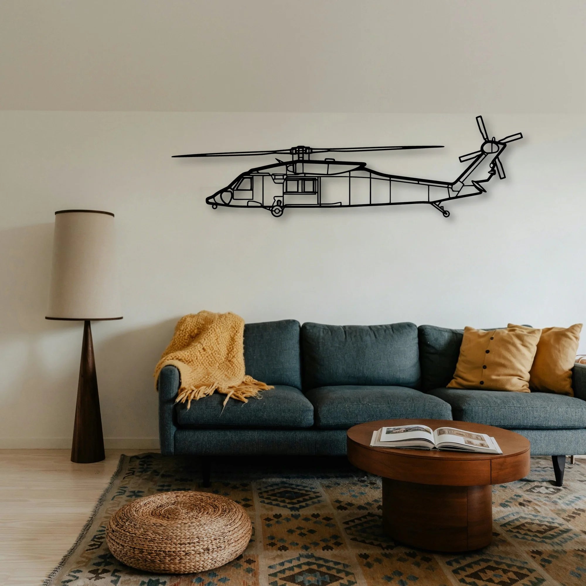 170B 2 Classic Aircraft Silhouette Metal Wall Art - Tinvibe