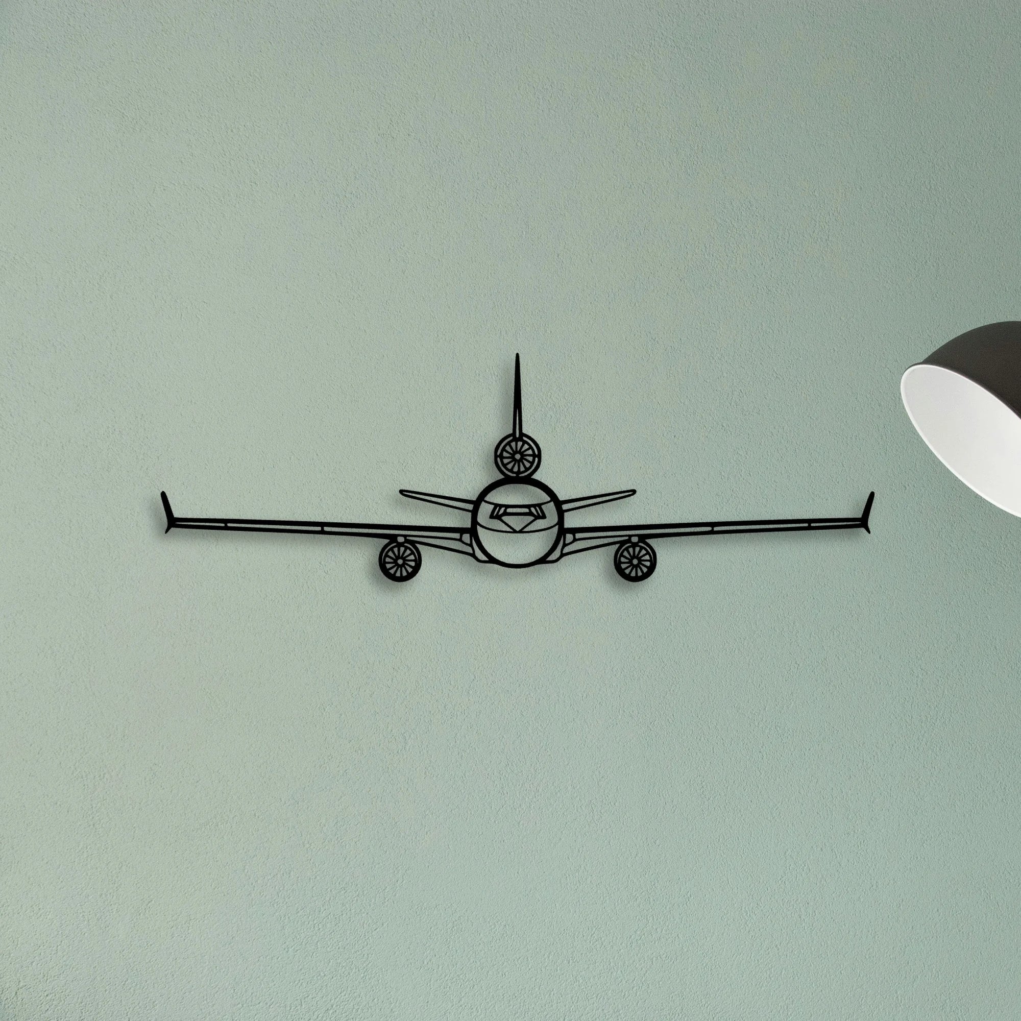170B 6 Classic Aircraft Silhouette Metal Wall Art - Tinvibe
