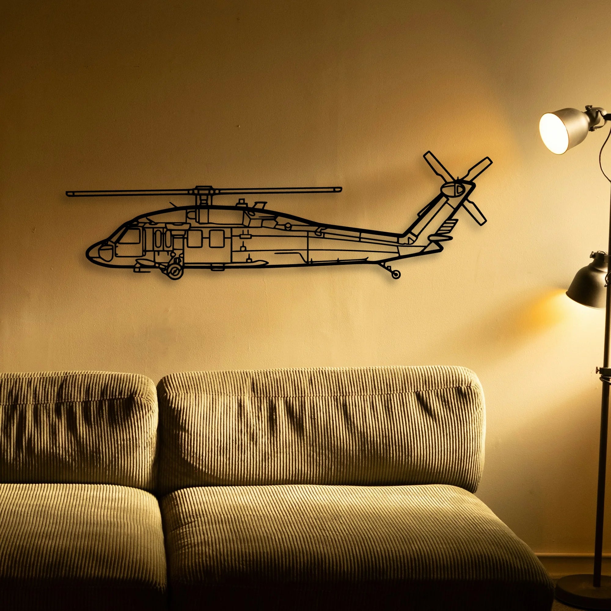 180 Skywagon 3 Classic Aircraft Silhouette Metal Wall Art - Tinvibe