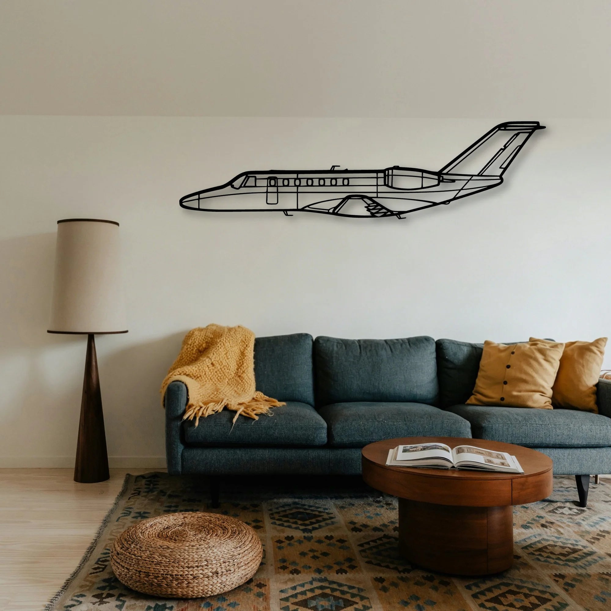 180K 4 Classic Aircraft Silhouette Metal Wall Art - Tinvibe