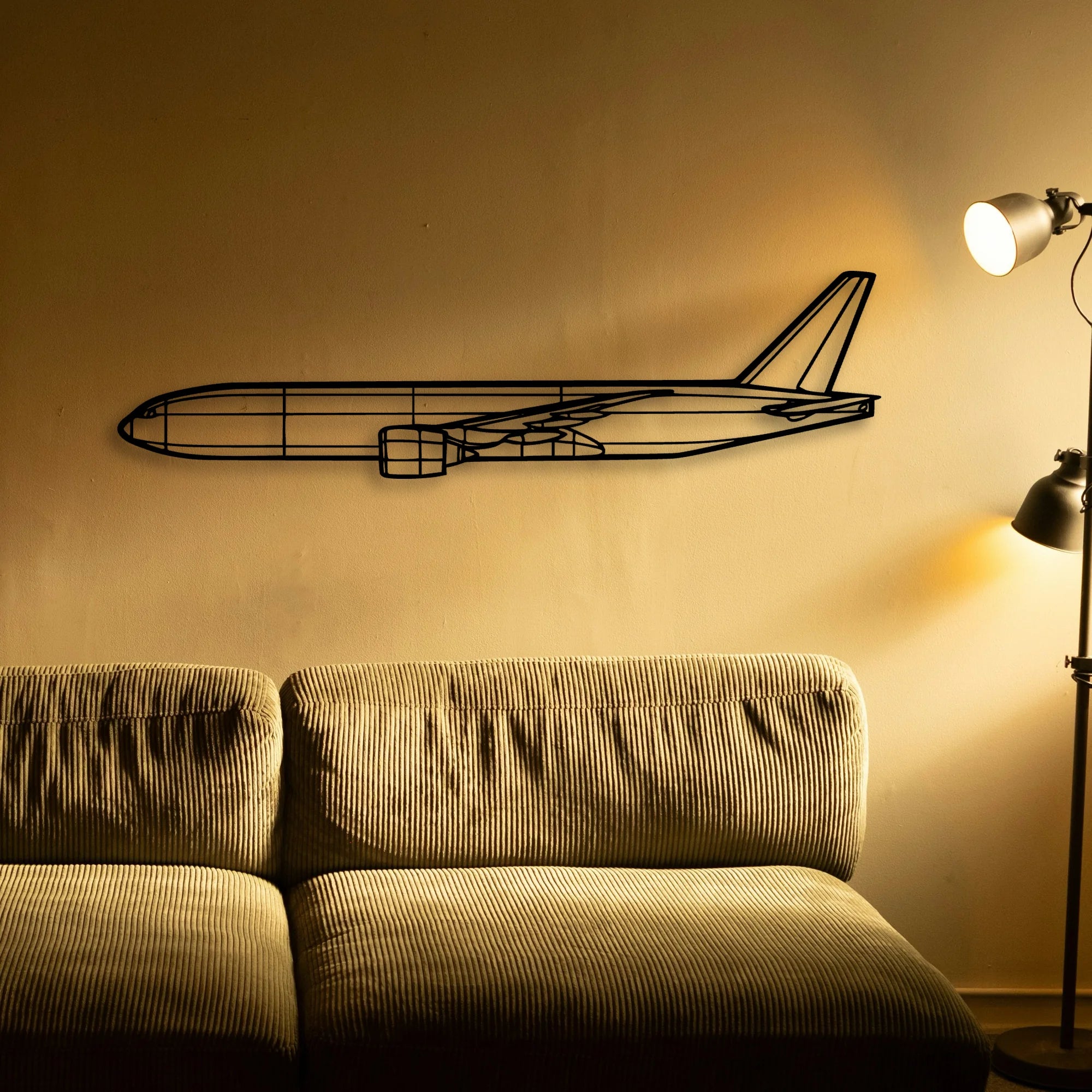 182H Skylane Classic Aircraft Silhouette Metal Wall Art - Tinvibe