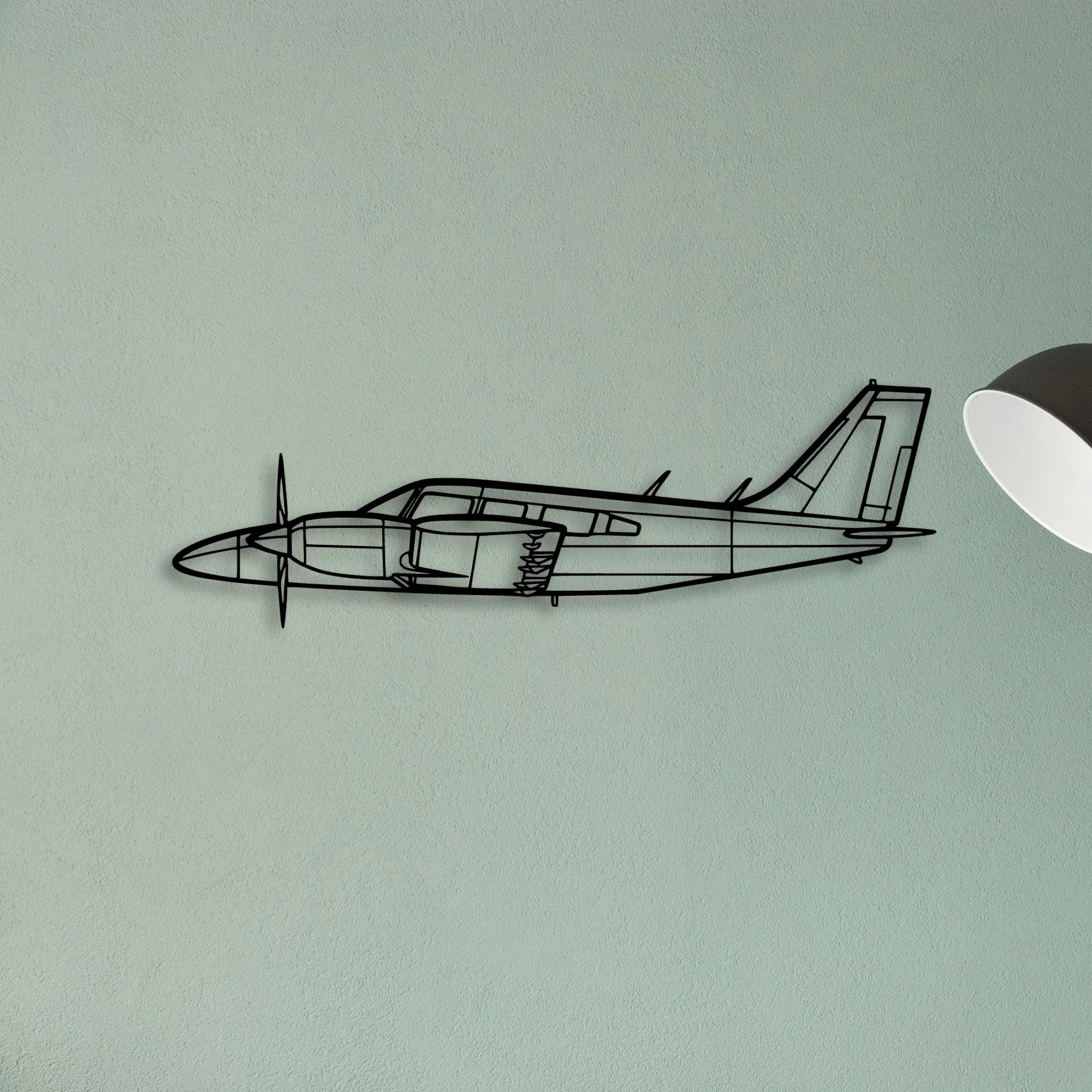 182P Skylane 2 Classic Aircraft Silhouette Metal Wall Art - Tinvibe