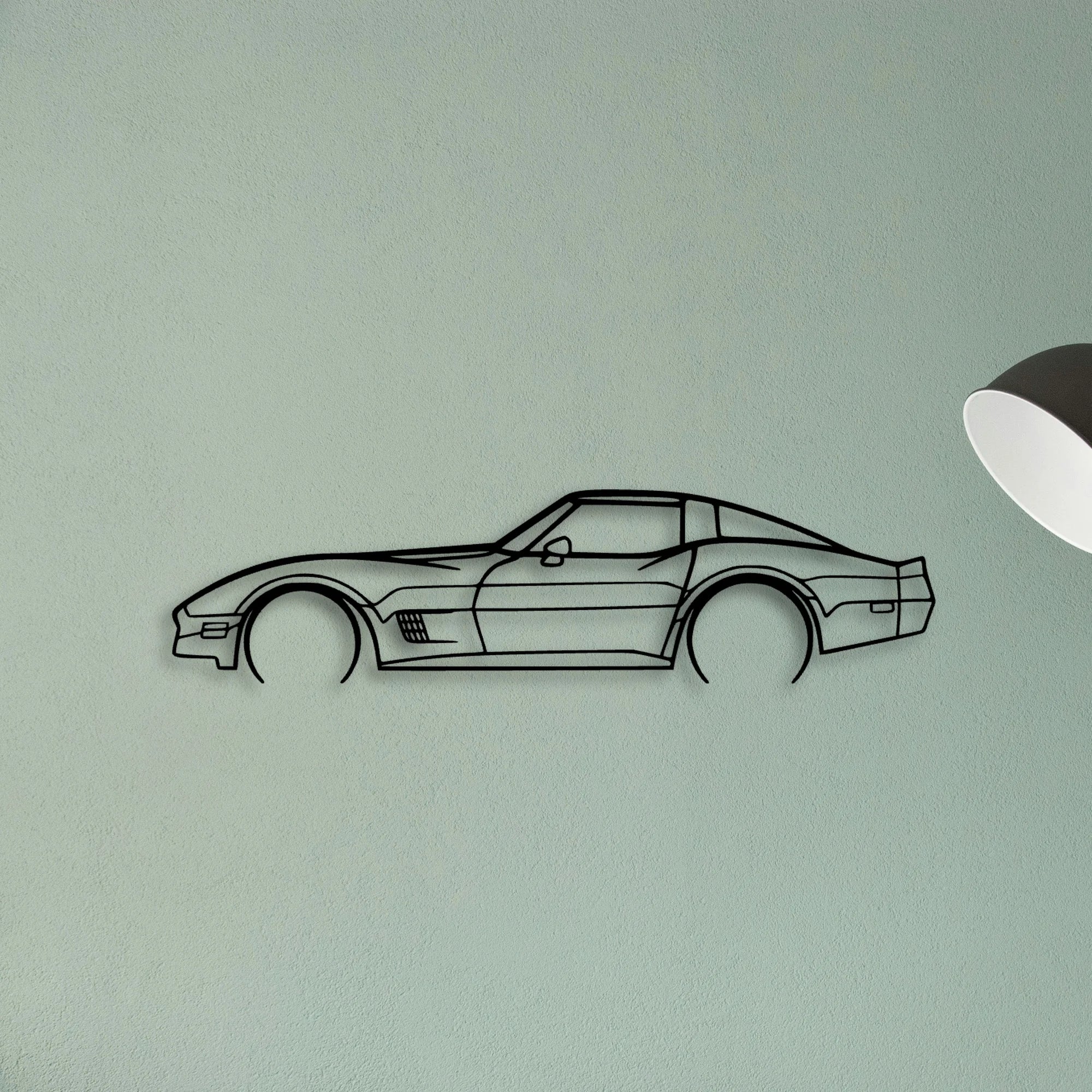 1982 Classic Silhouette Metal Wall Art - Tinvibe