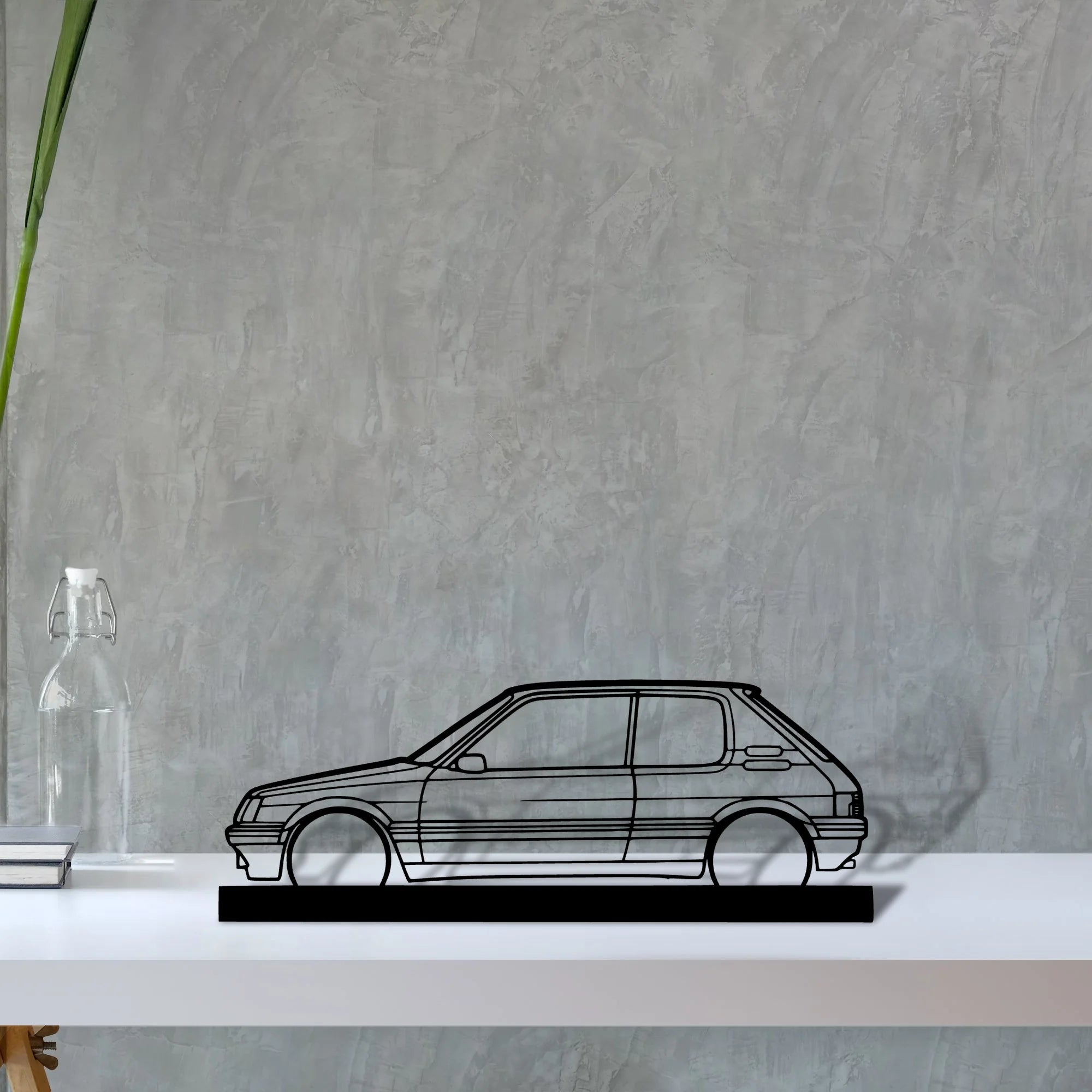 205-gti Silhouette Metal Art Stand - Tinvibe