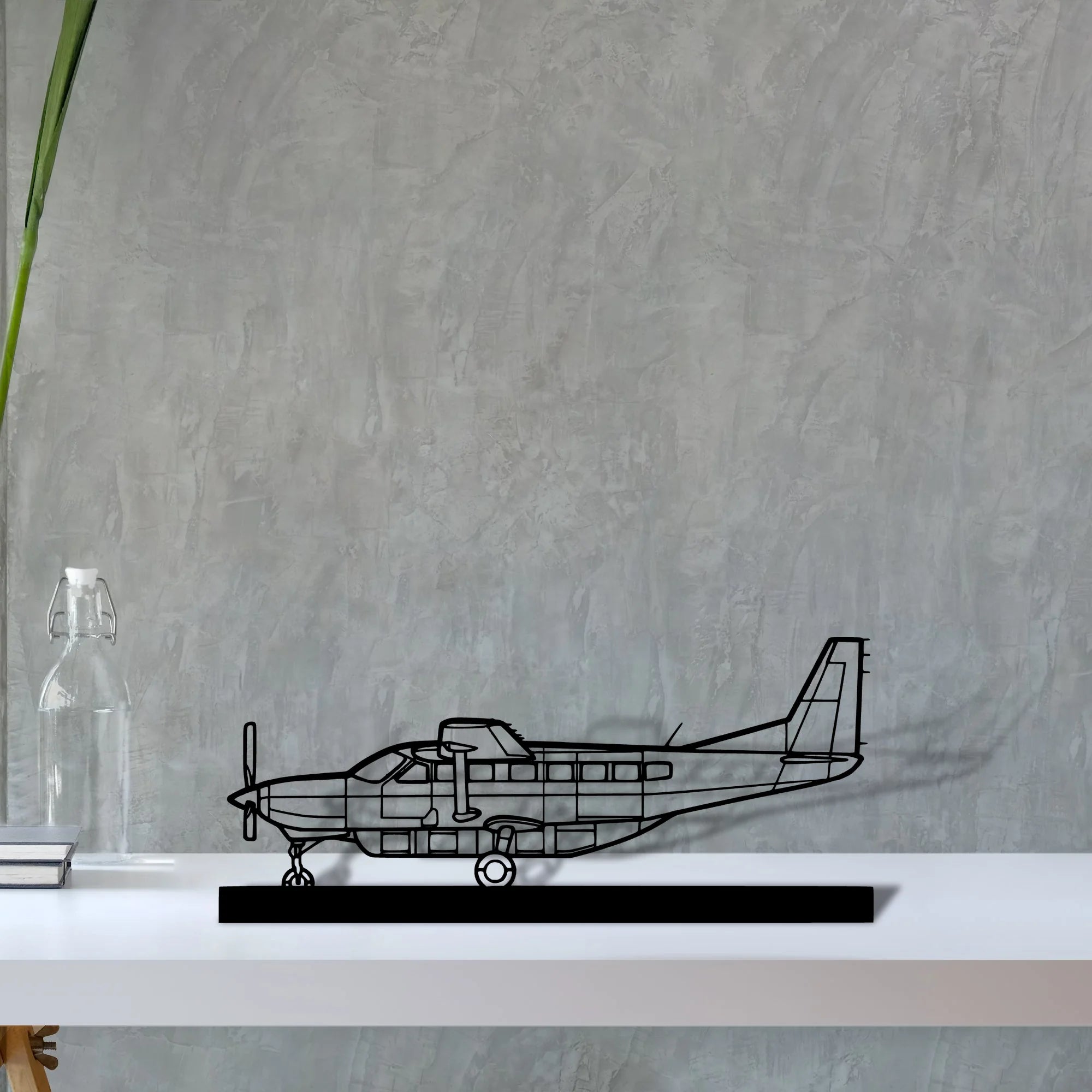 208-caravan Silhouette Metal Art Stand - Tinvibe