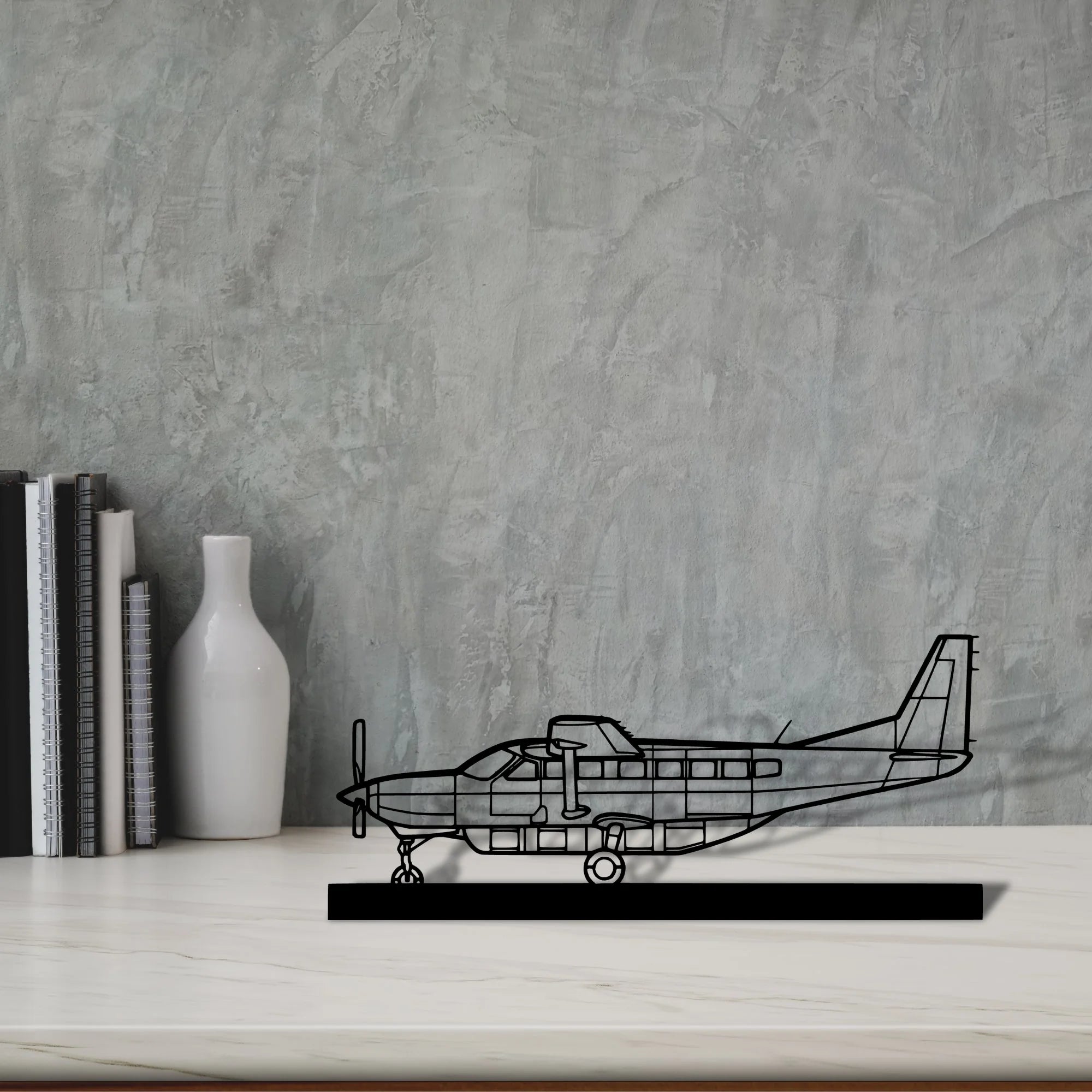 208-caravan Silhouette Metal Art Stand - Tinvibe