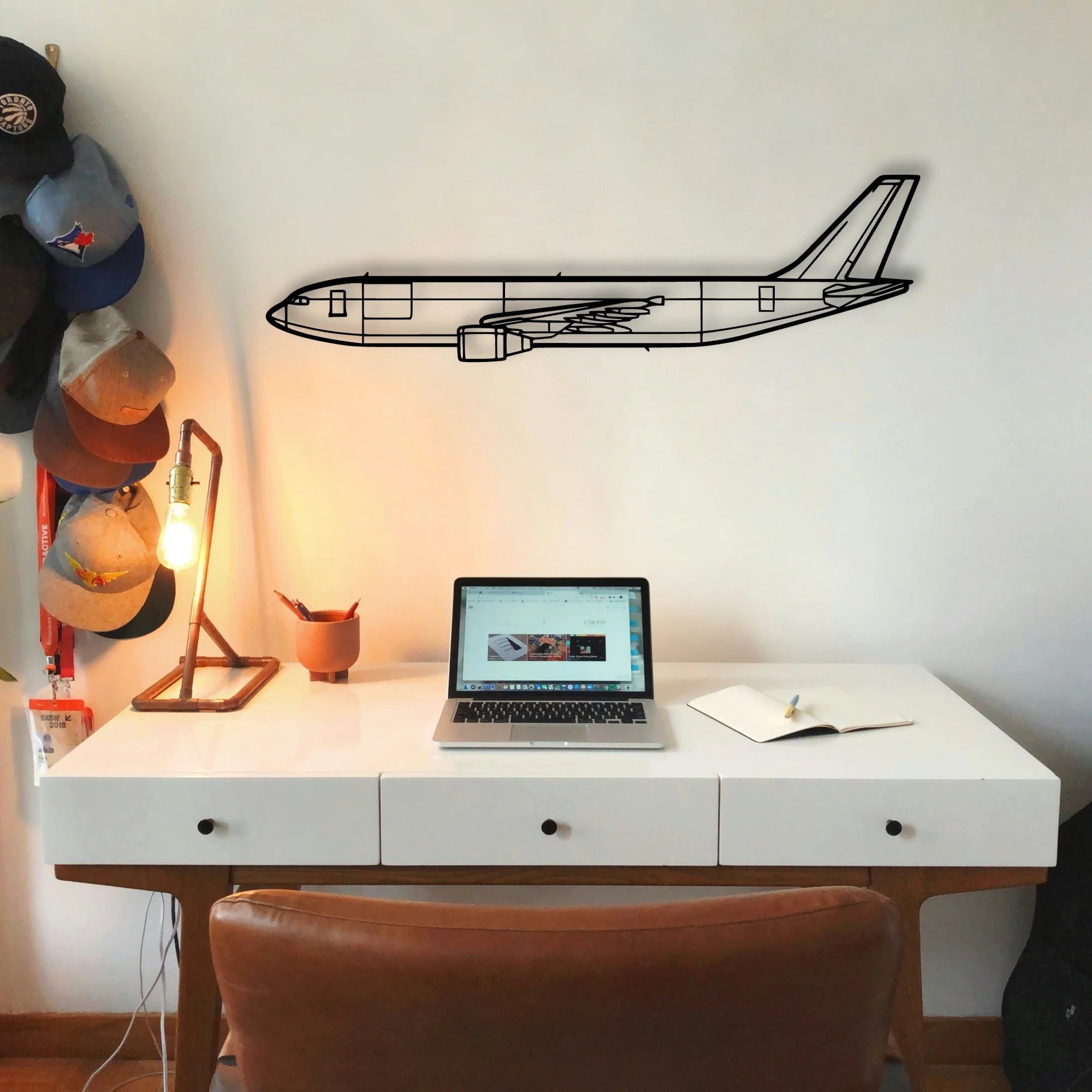 210 Centurion Classic Aircraft Silhouette Metal Wall Art - Tinvibe