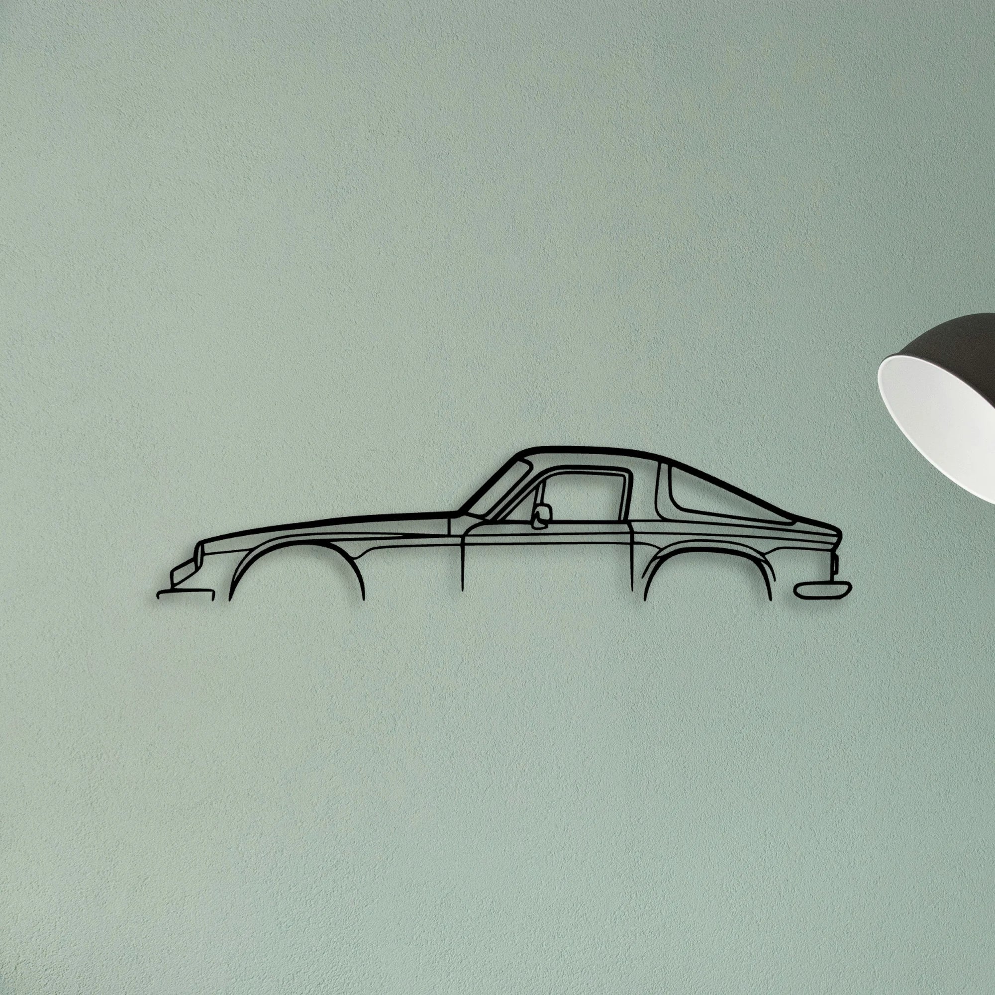 2500M 1974 Classic Silhouette Metal Wall Art - Tinvibe