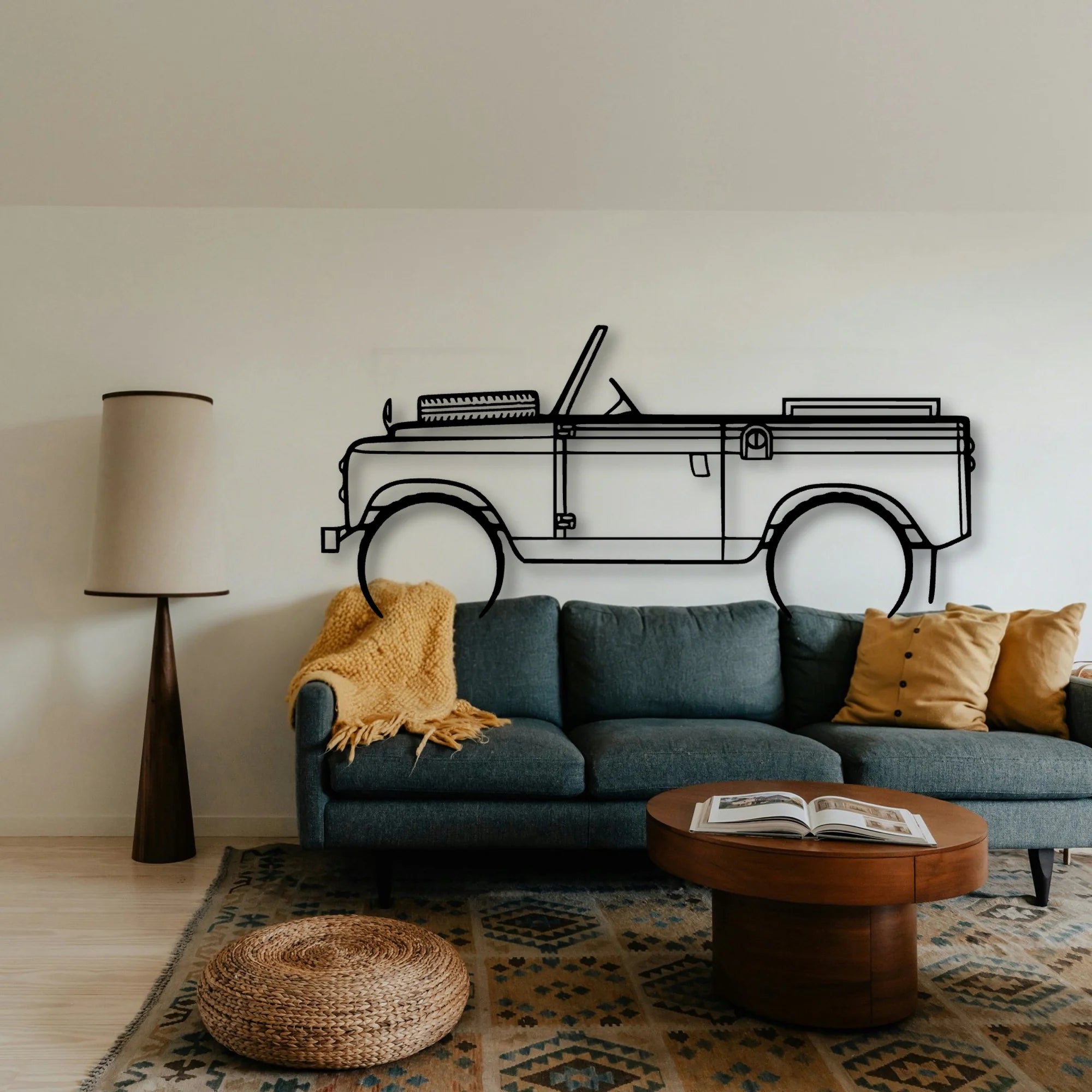 2A 1962 Classic Silhouette Metal Wall Art - Tinvibe