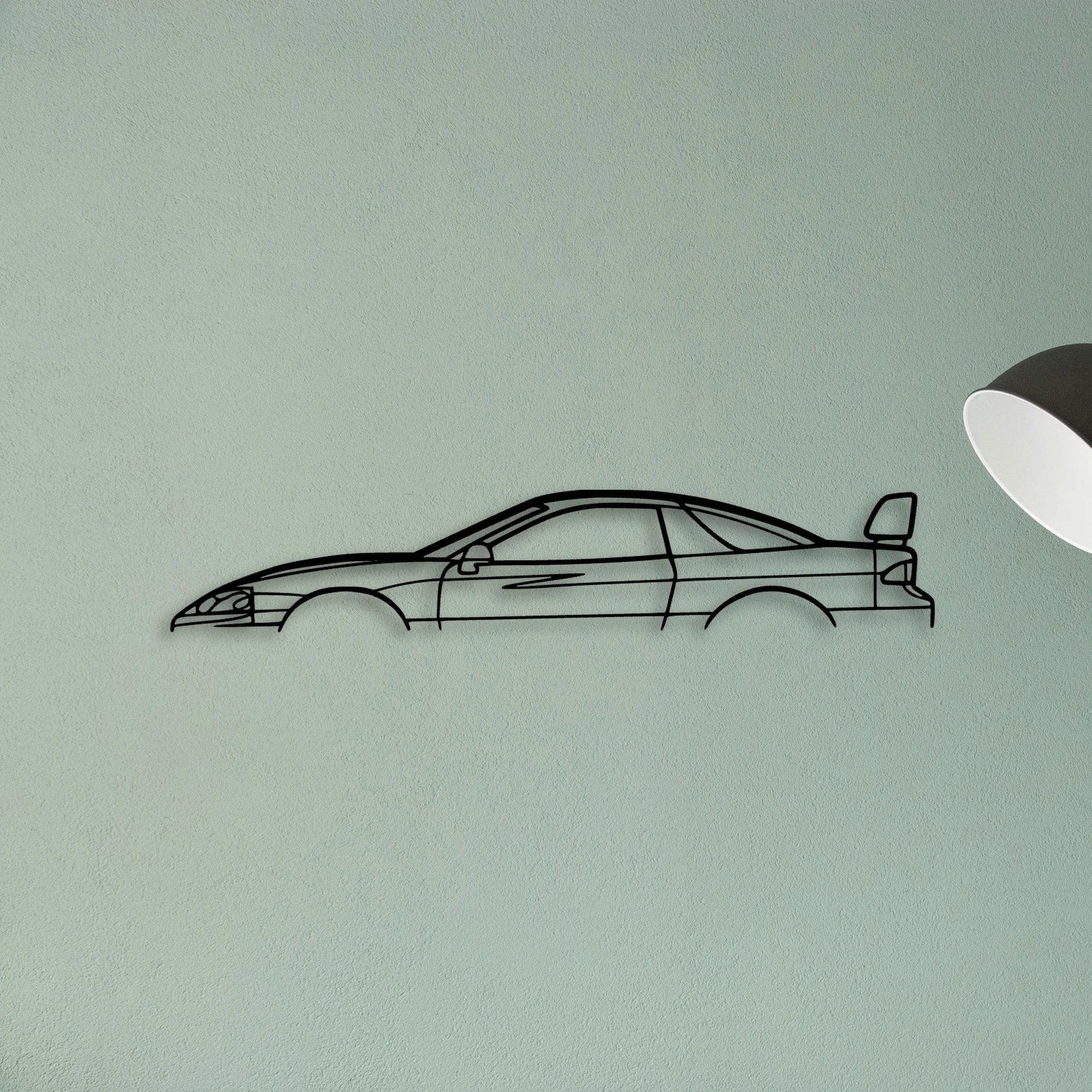 3000GT 1999 Classic Silhouette Metal Wall Art - Tinvibe
