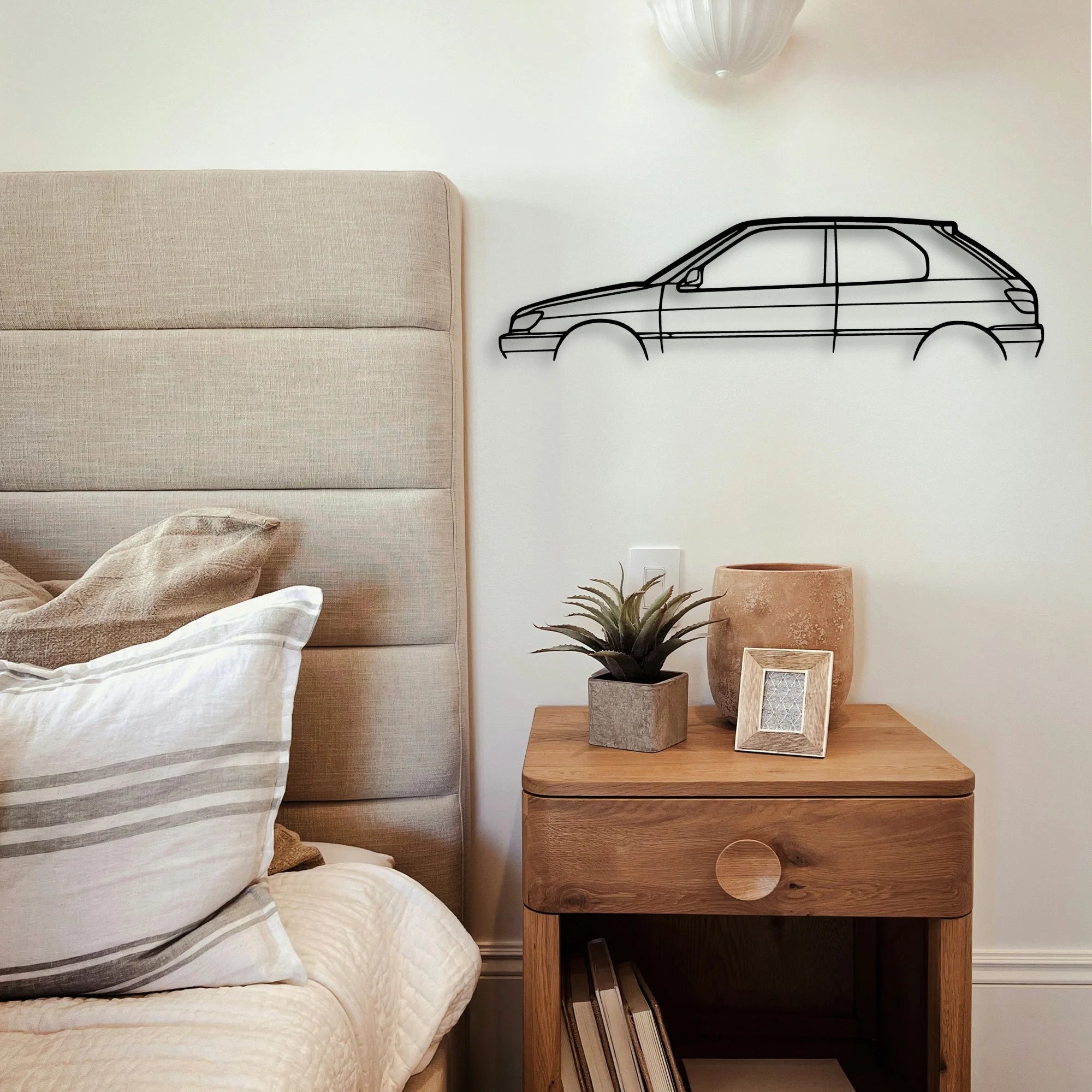306 GTI 1998 Classic Silhouette Metal Wall Art - Tinvibe