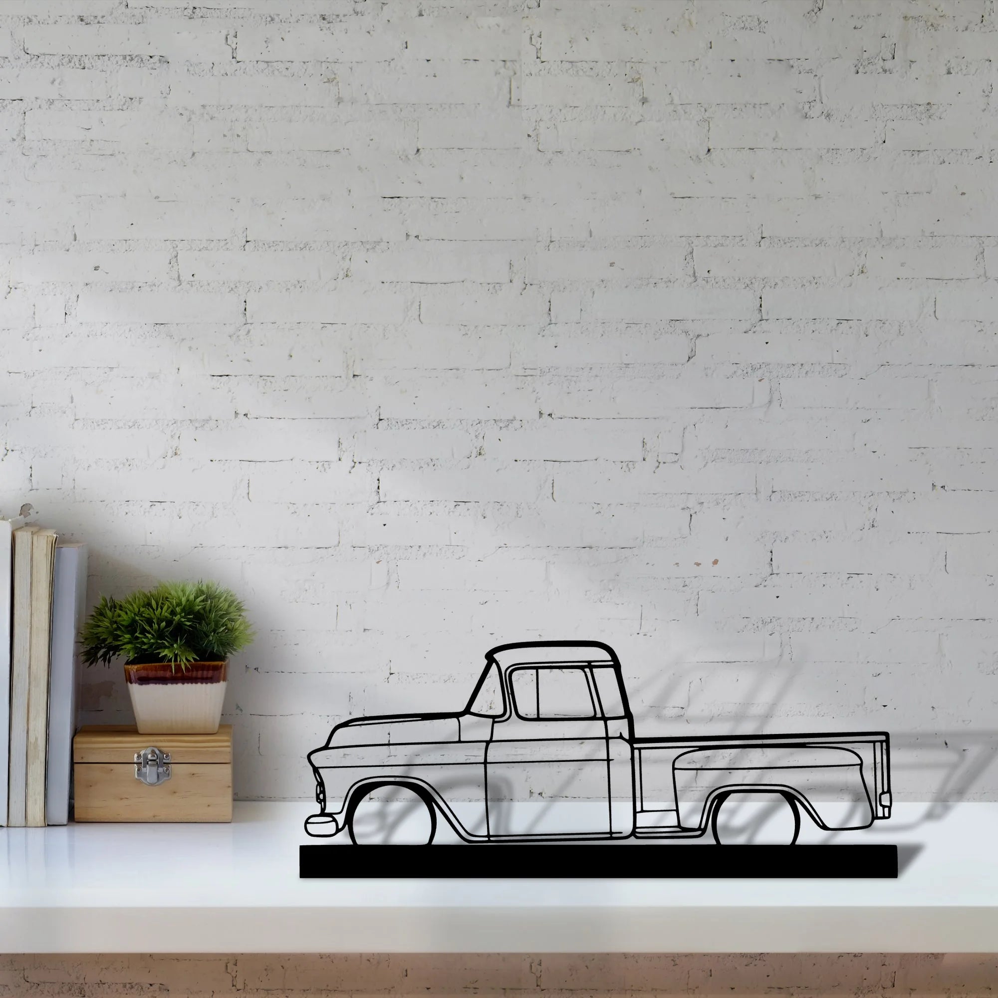 3100-1957 Silhouette Metal Art Stand - Tinvibe
