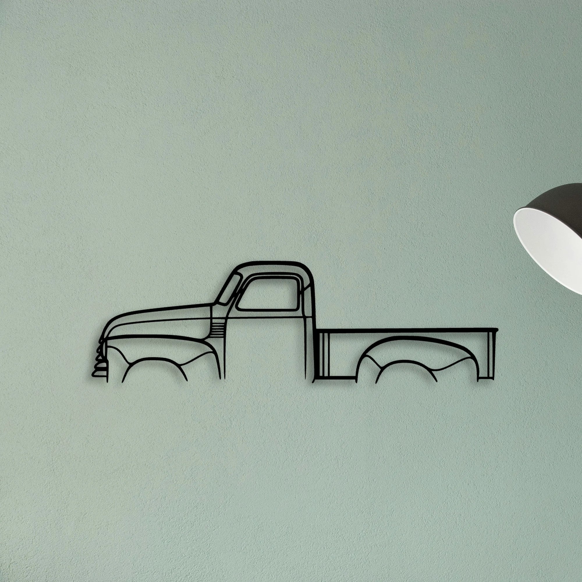 3100 1948 Classic Silhouette Metal Wall Art - Tinvibe