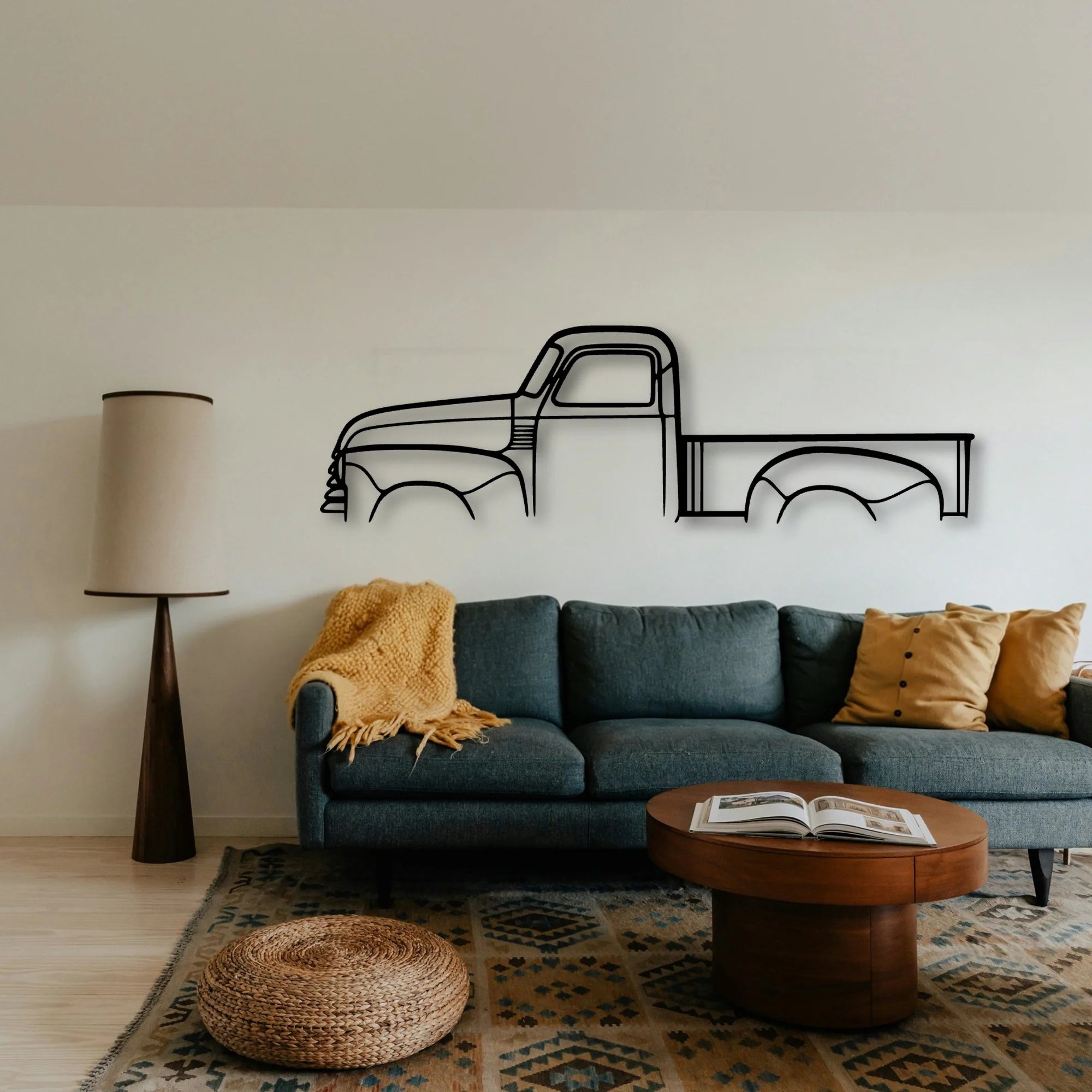 3100 1948 Classic Silhouette Metal Wall Art - Tinvibe