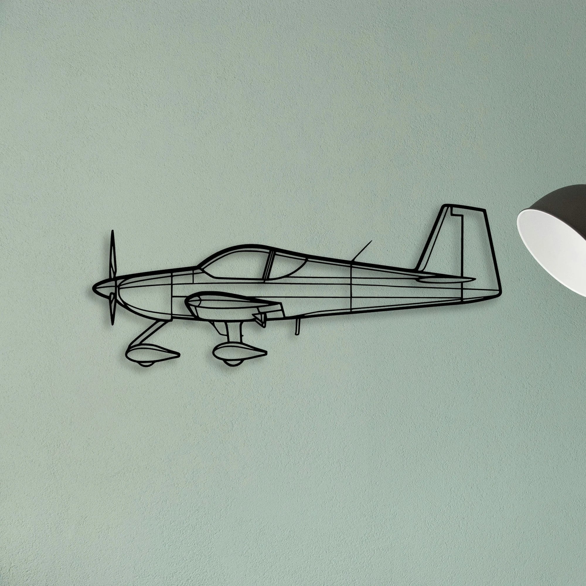 310R 2 Classic Aircraft Silhouette Metal Wall Art - Tinvibe