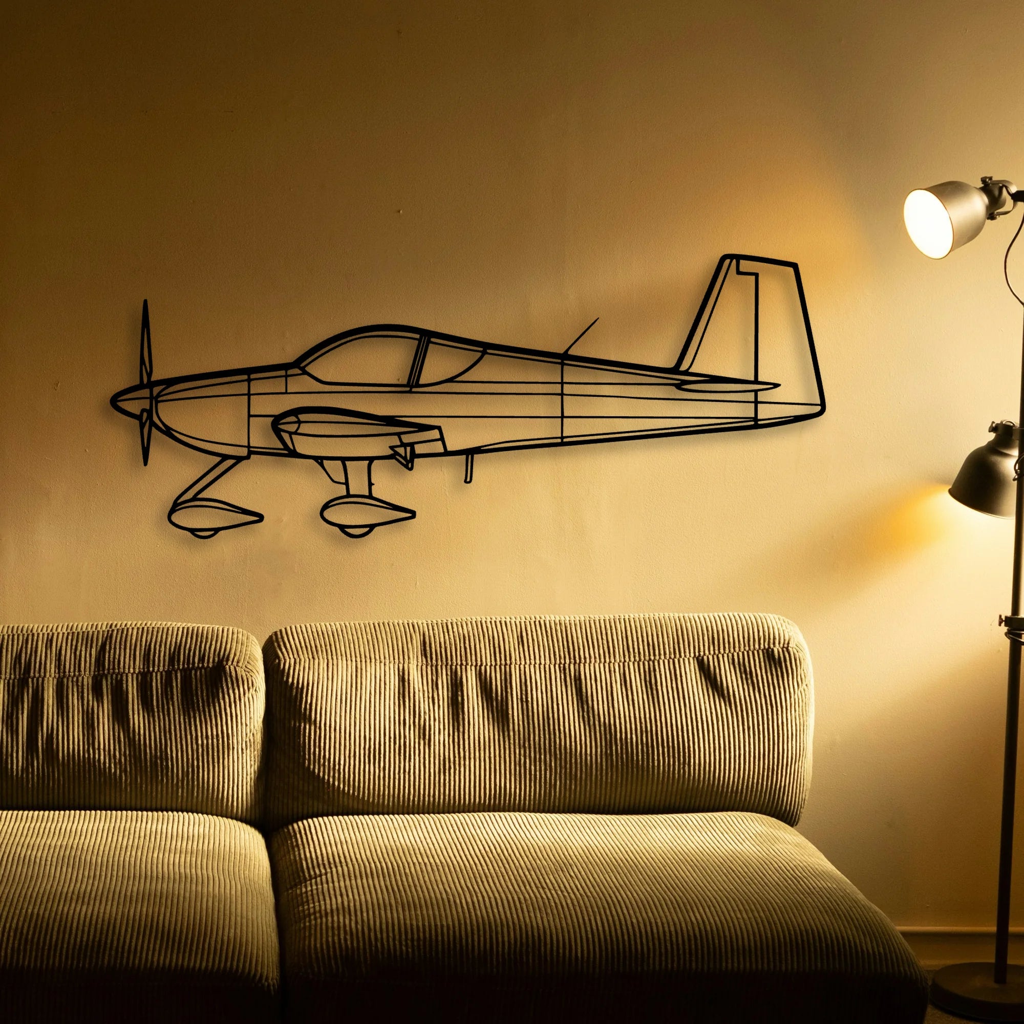 310R 2 Classic Aircraft Silhouette Metal Wall Art - Tinvibe