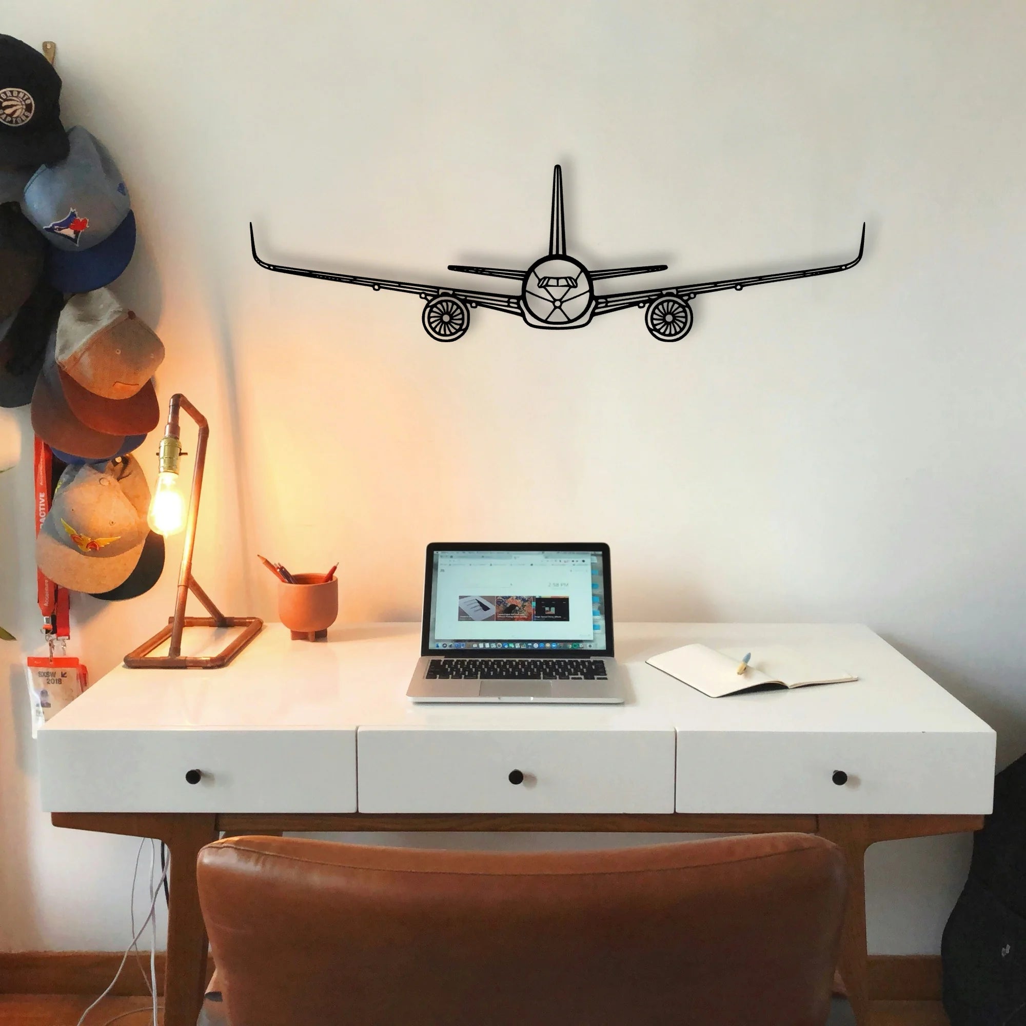 310R 3 Classic Aircraft Silhouette Metal Wall Art - Tinvibe