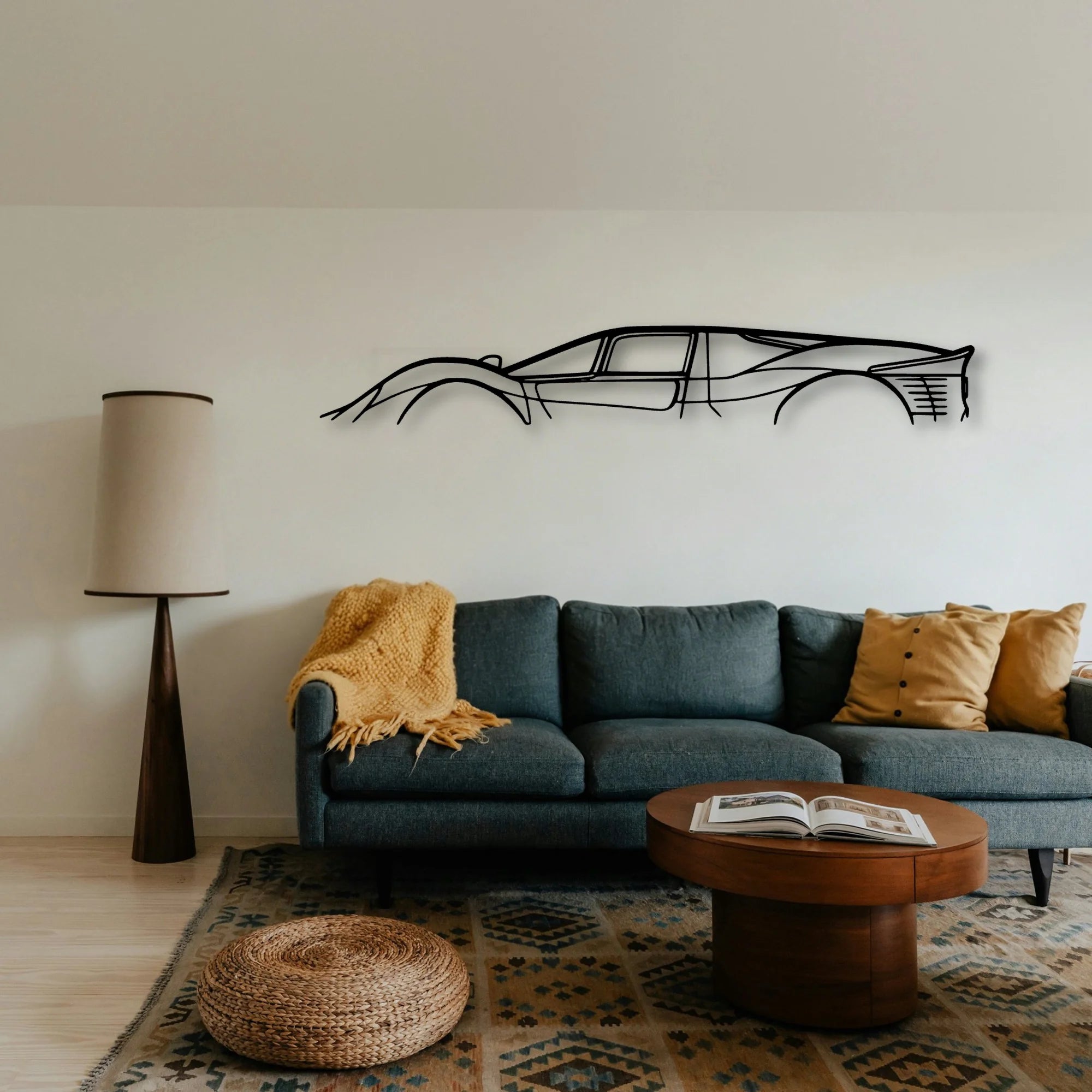330 P4 Classic Silhouette Metal Wall Art - Tinvibe