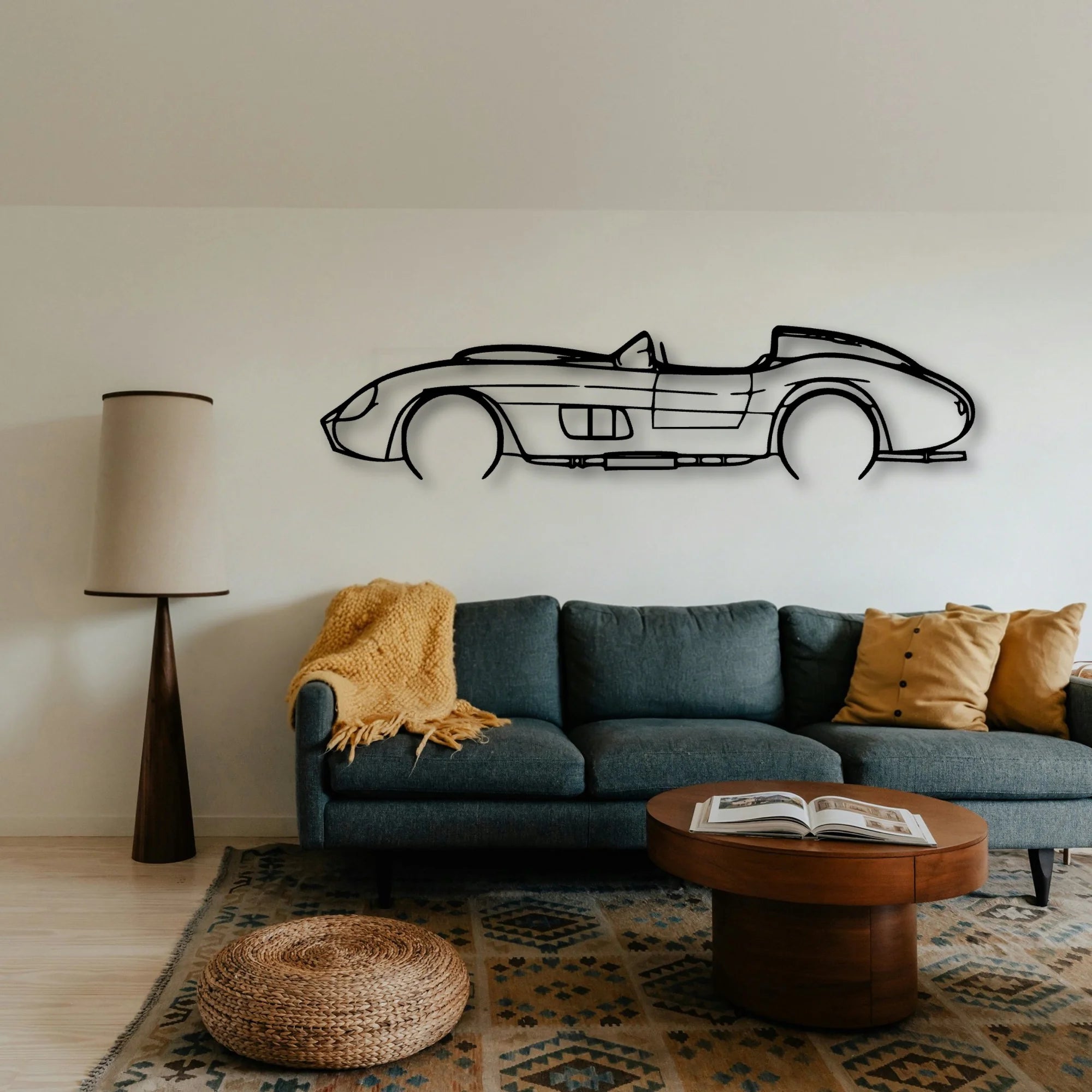 335S 1957 Classic Silhouette Metal Wall Art - Tinvibe