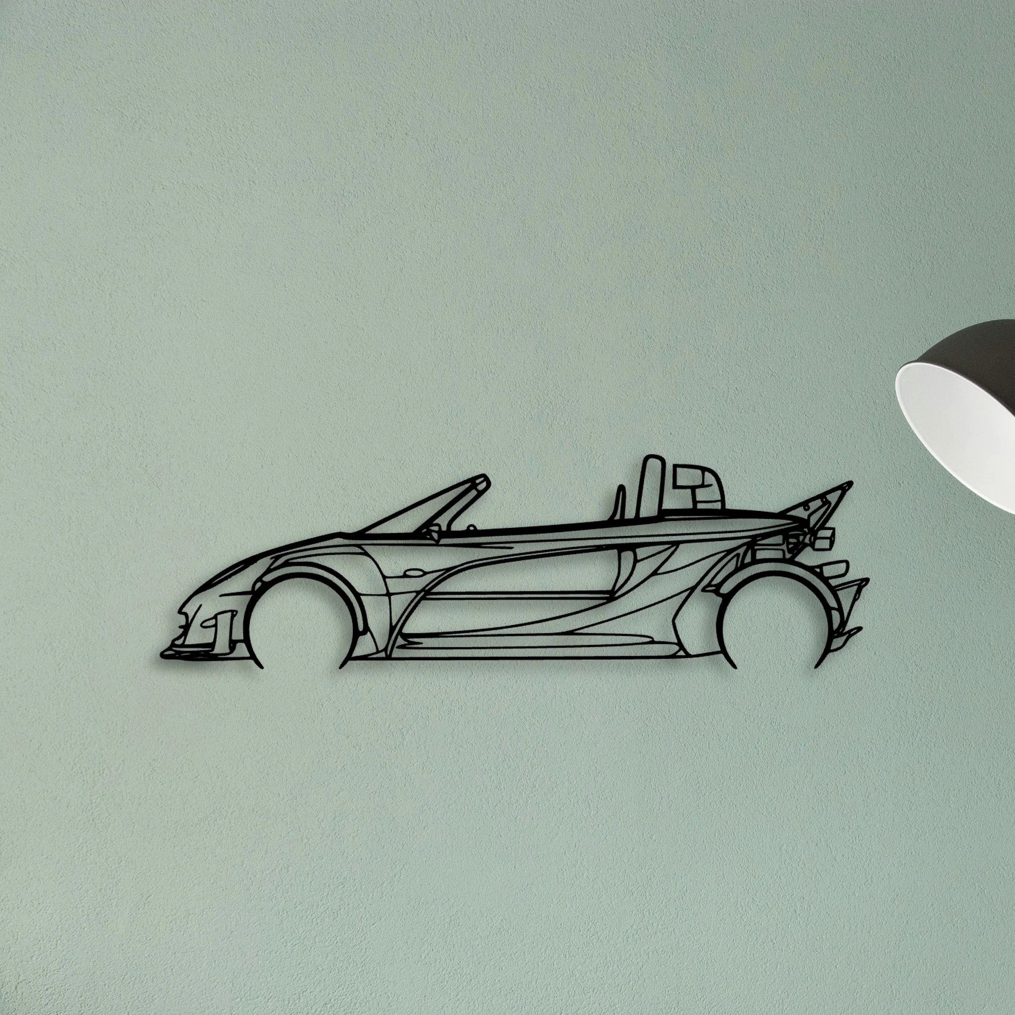 340R 2002 Classic Silhouette Metal Wall Art - Tinvibe