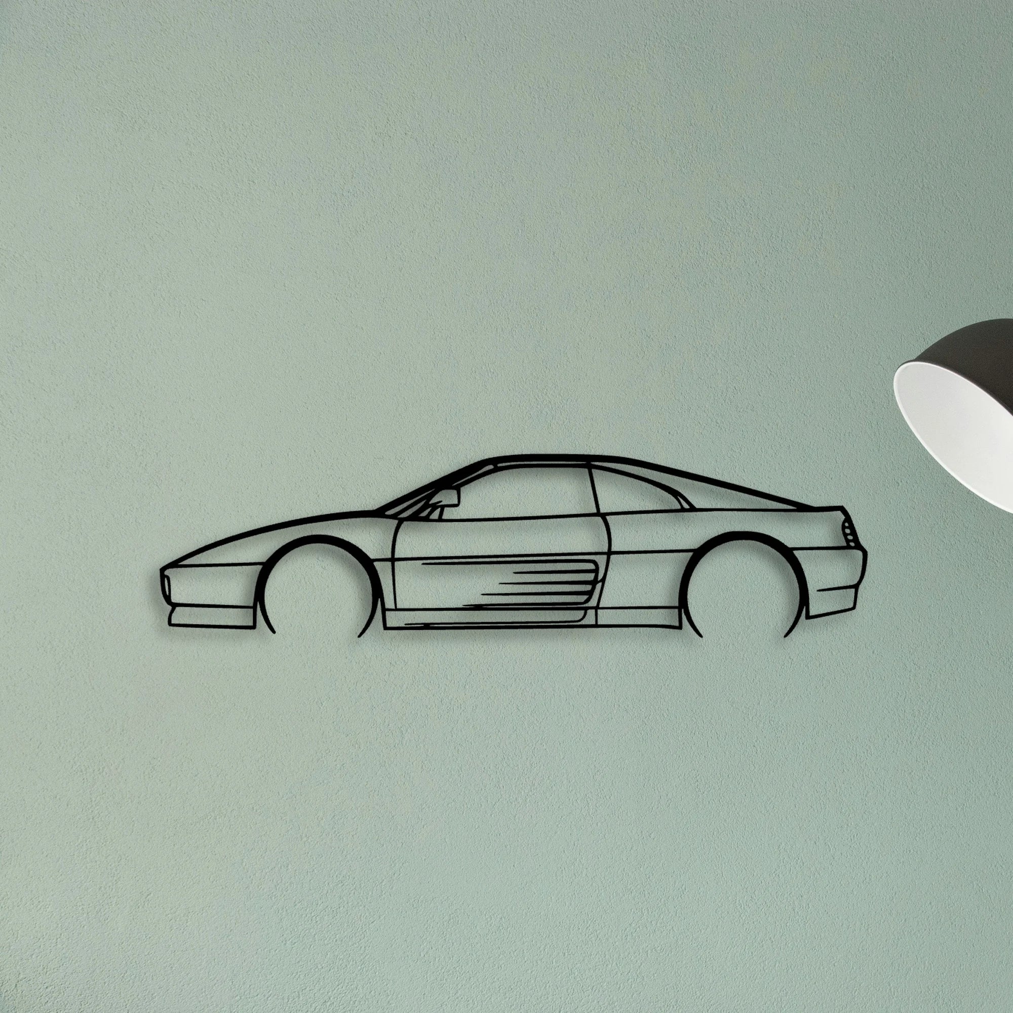 348 TS Classic Silhouette Metal Wall Art - Tinvibe