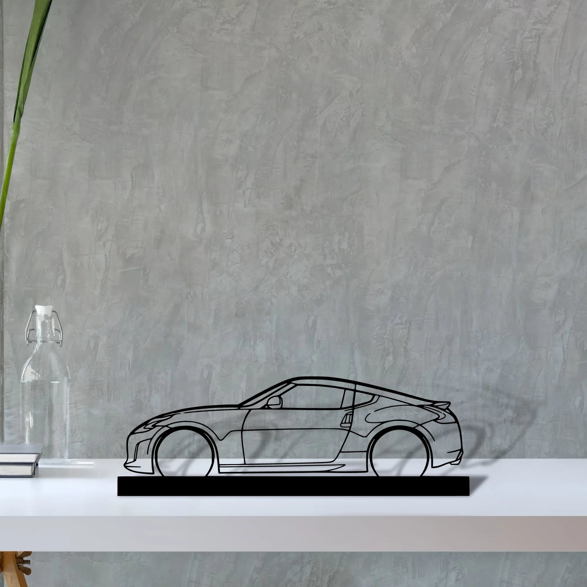 370z Silhouette Metal Art Stand - Tinvibe