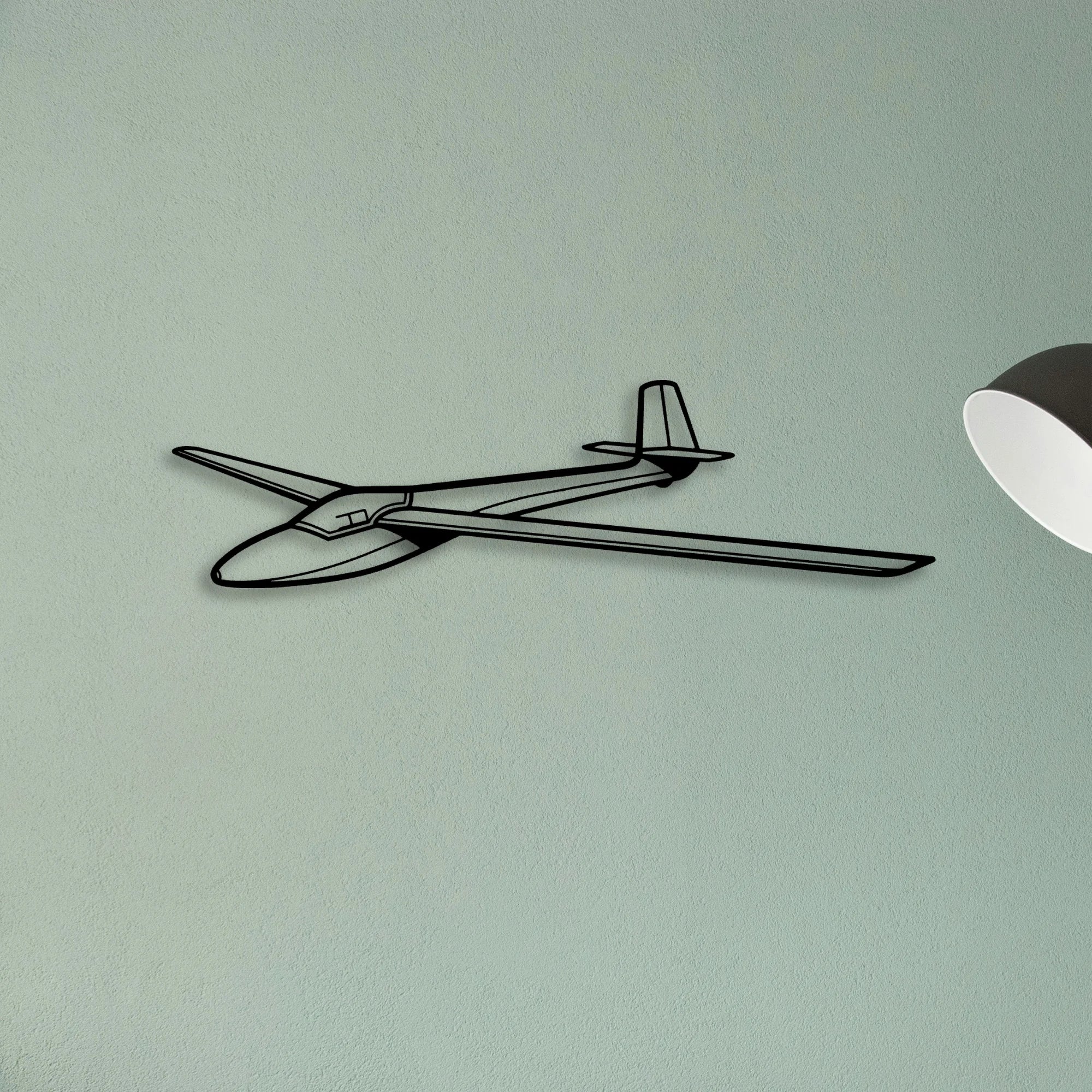 421C 2 Classic Aircraft Silhouette Metal Wall Art - Tinvibe