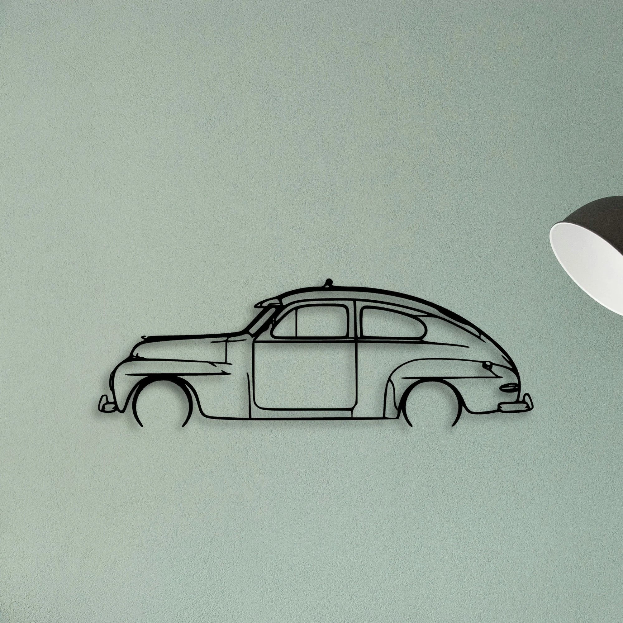 444 1952 Classic Silhouette Metal Wall Art - Tinvibe