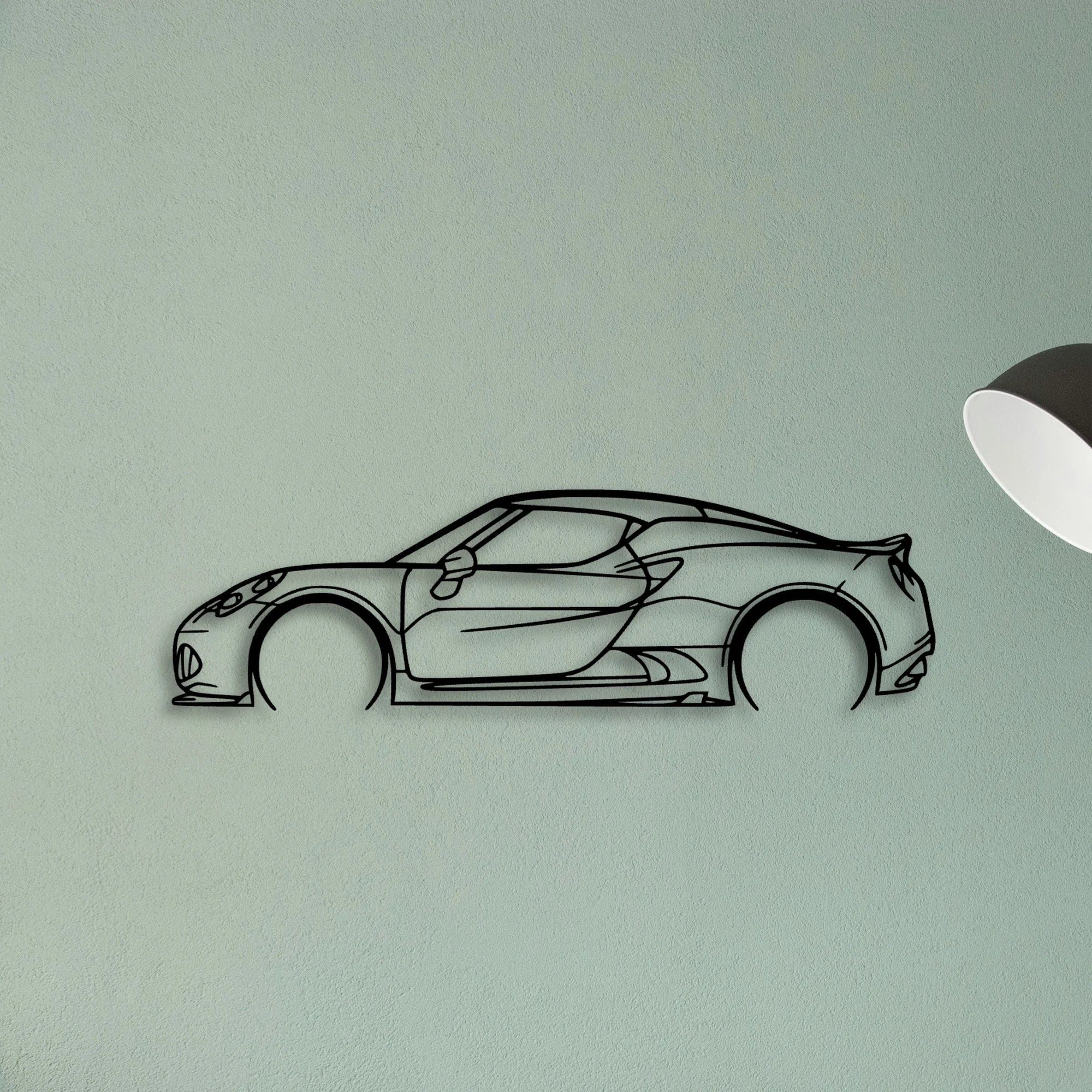 4C Classic Silhouette Metal Wall Art - Tinvibe