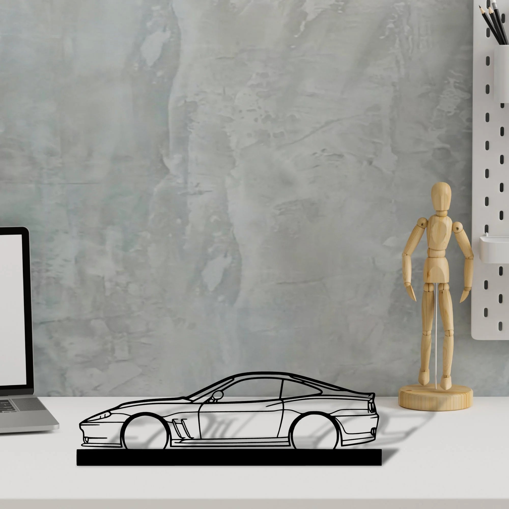 550-maranello Silhouette Metal Art Stand - Tinvibe