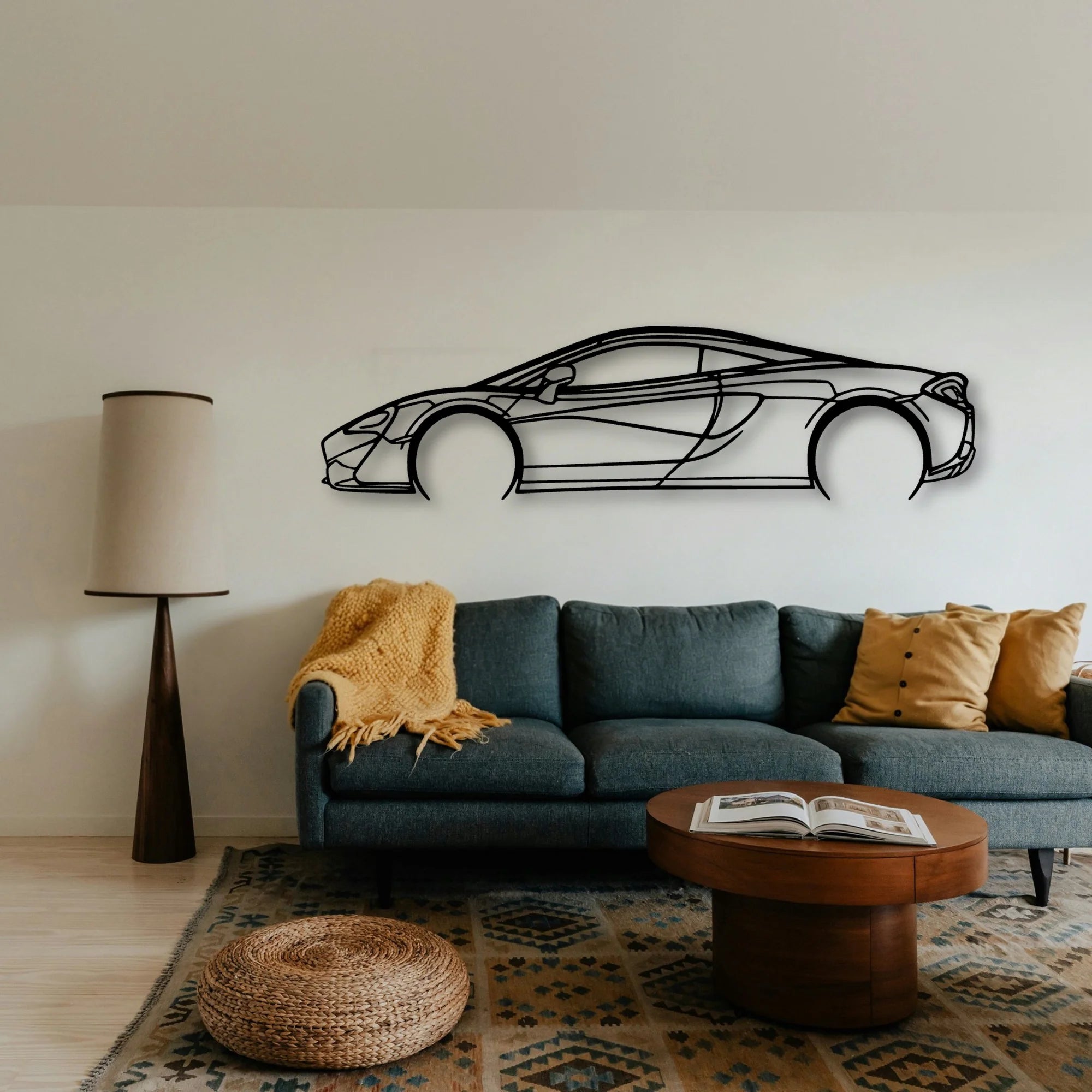 570s 2 Classic Silhouette Metal Wall Art - Tinvibe