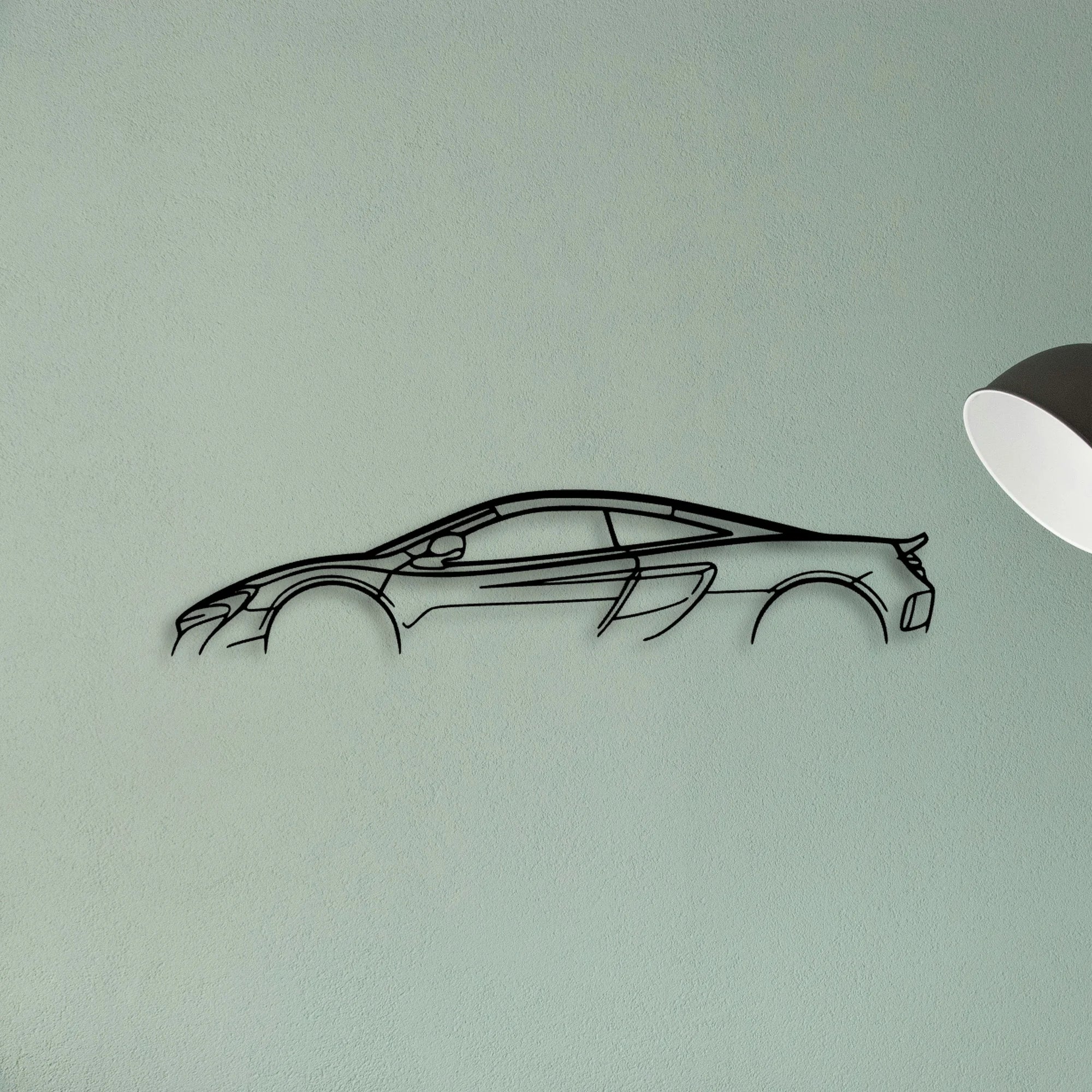 675 LT Classic Silhouette Metal Wall Art - Tinvibe