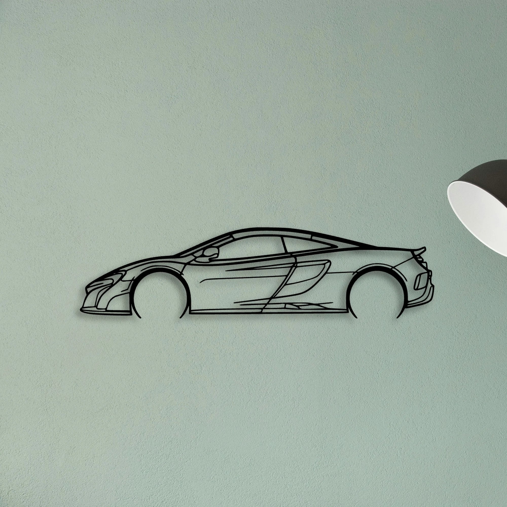 675 LT 2016 Classic Silhouette Metal Wall Art - Tinvibe