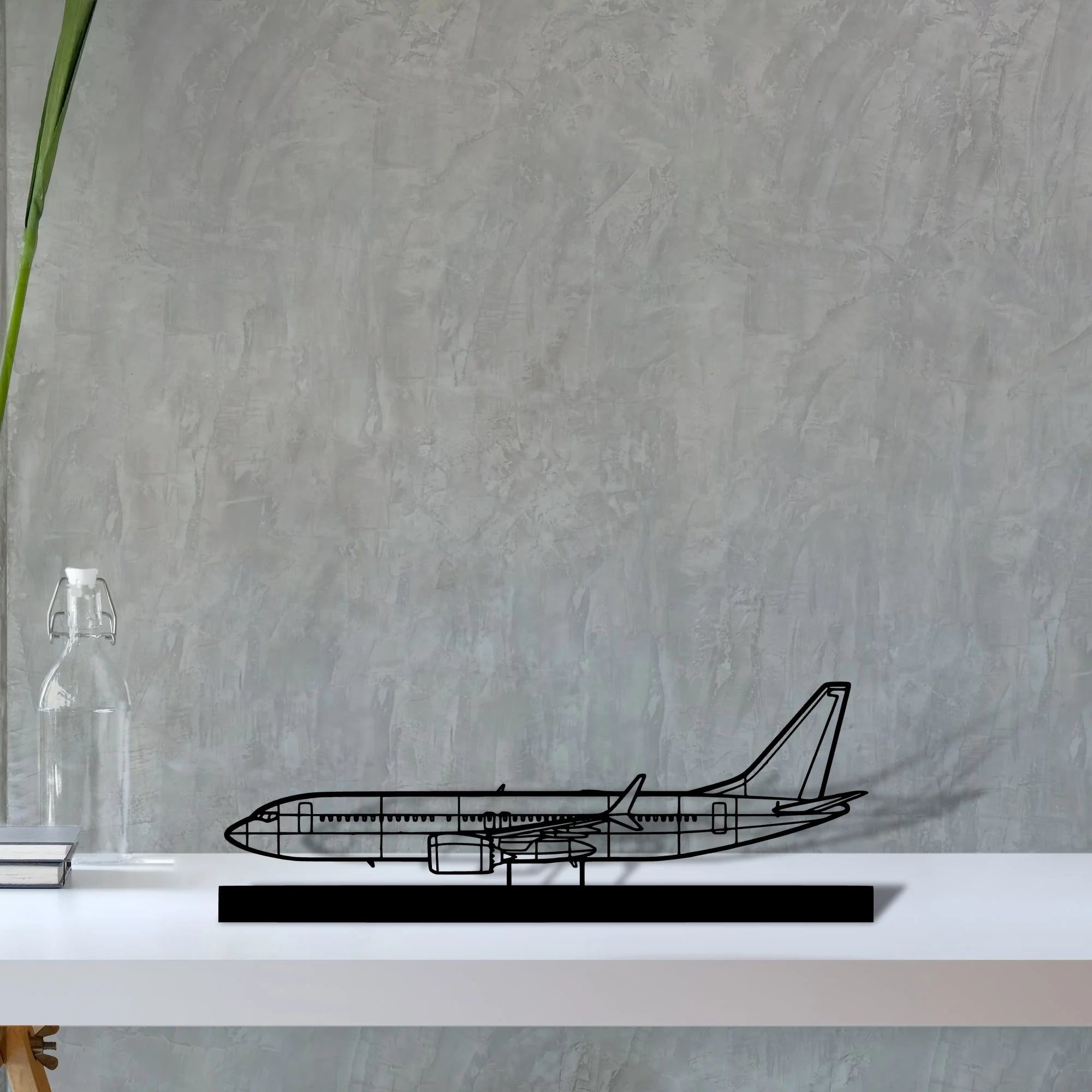 737 Silhouette Metal Art Stand - Tinvibe