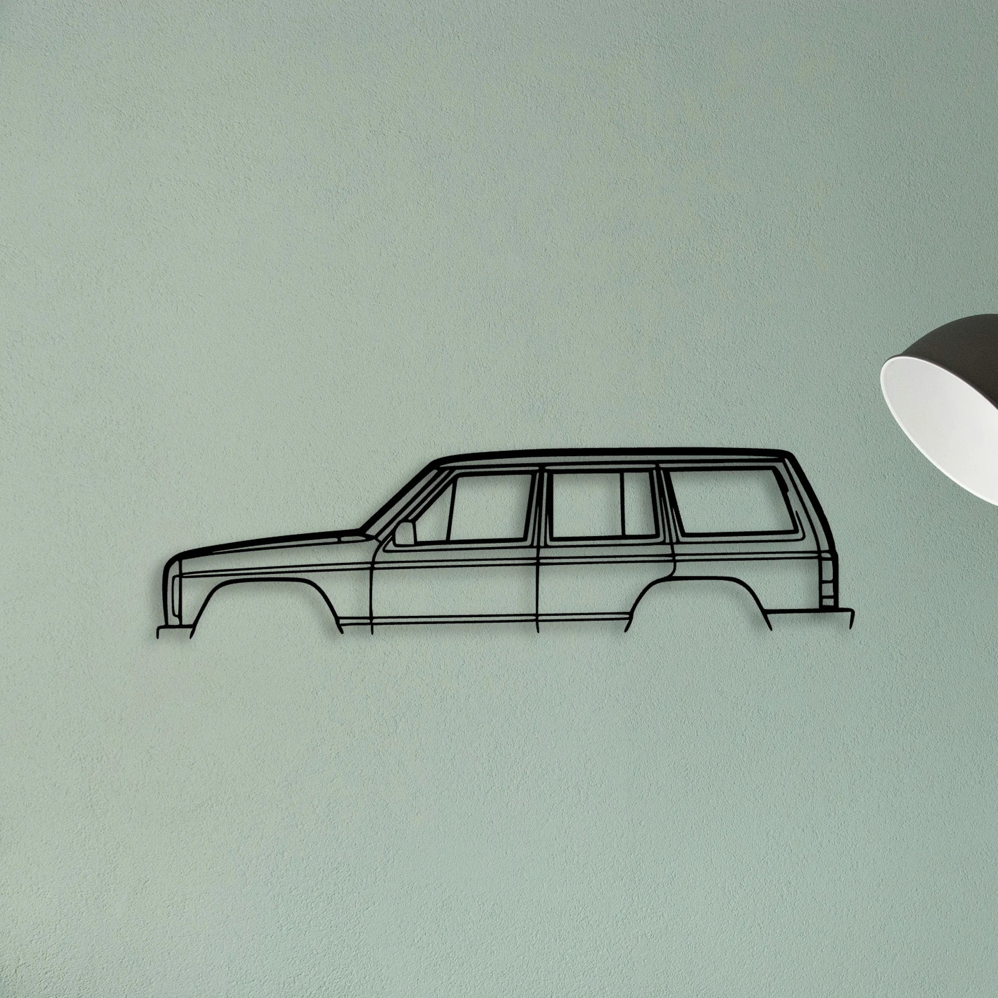 Cherokee 2000 Classic Silhouette Metal Wall Art - Tinvibe