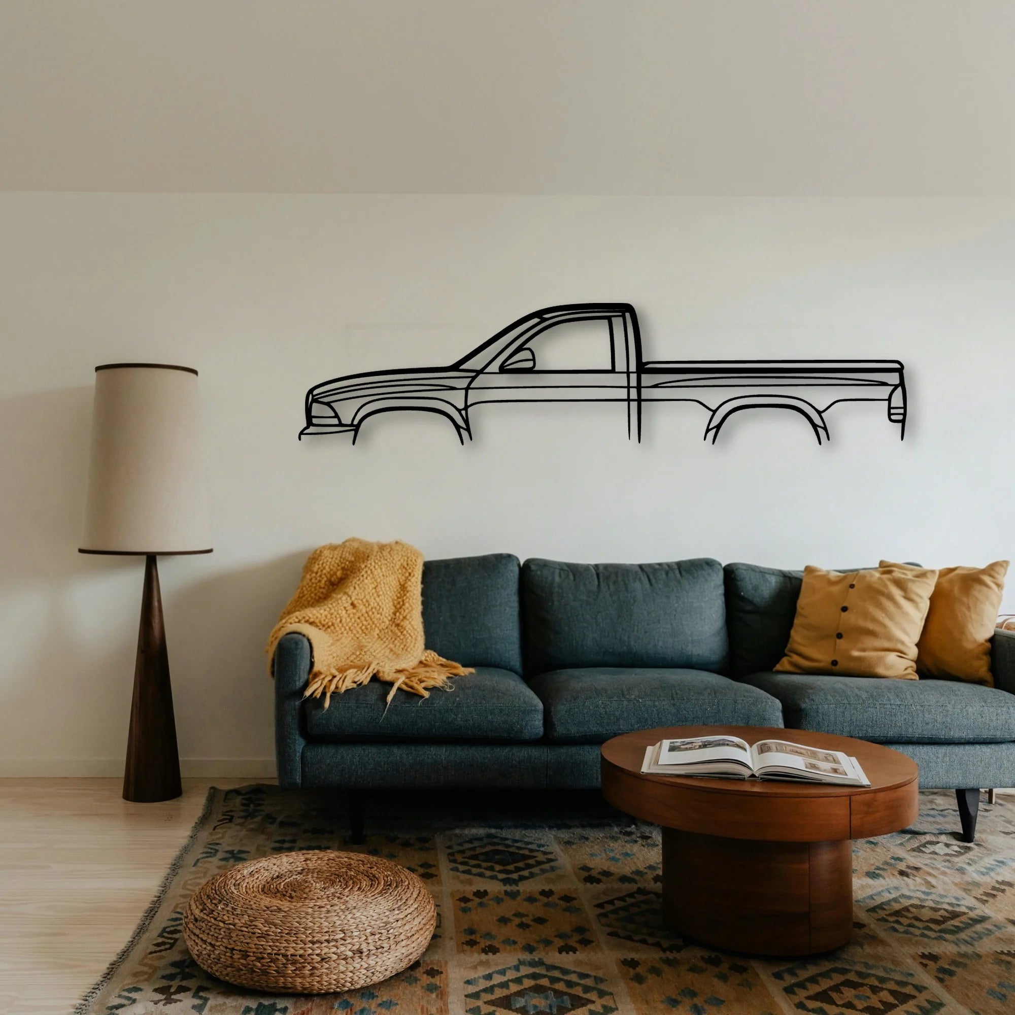Dakota 2000 Classic Silhouette Metal Wall Art - Tinvibe