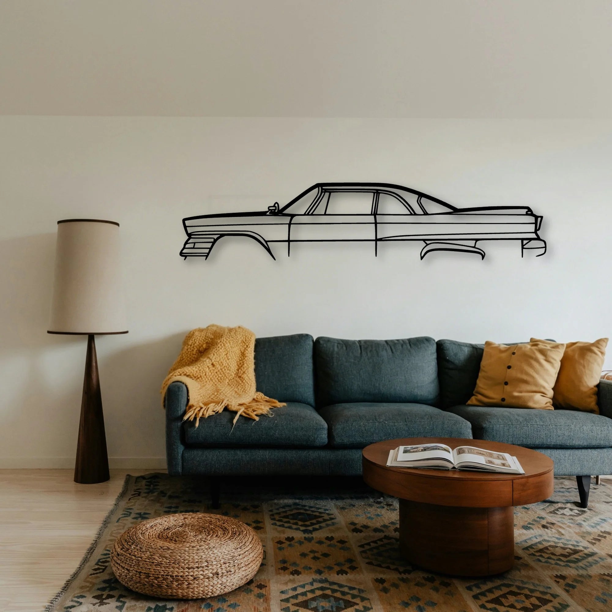 Dart Seneca Classic Silhouette Metal Wall Art - Tinvibe