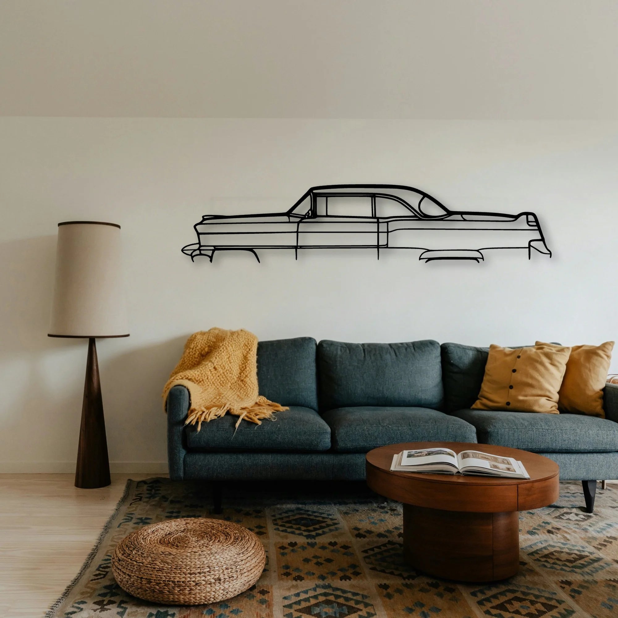 DE1955 Classic Silhouette Metal Wall Art - Tinvibe