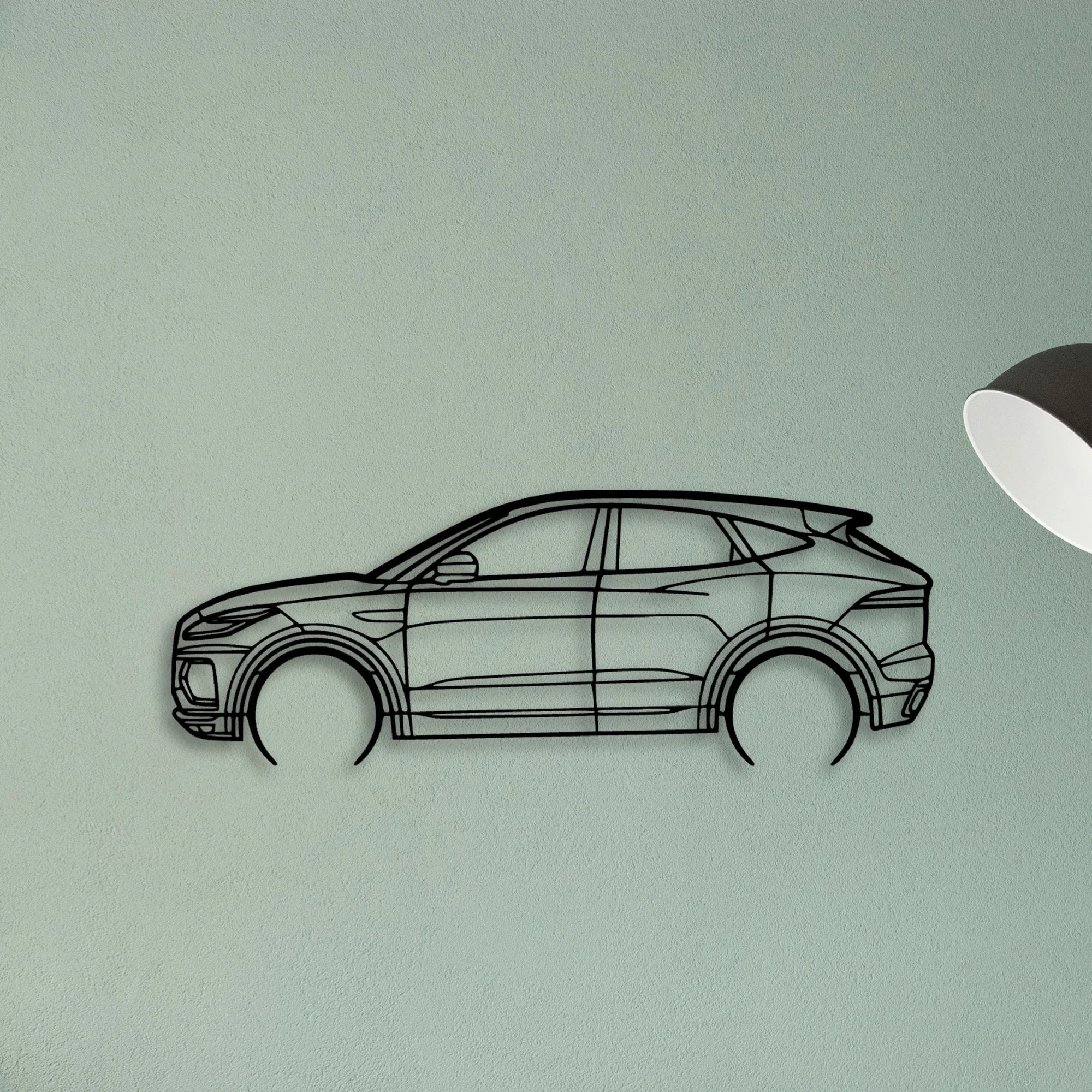E PACE R Dynamic 2022 Classic Silhouette Metal Wall Art - Tinvibe