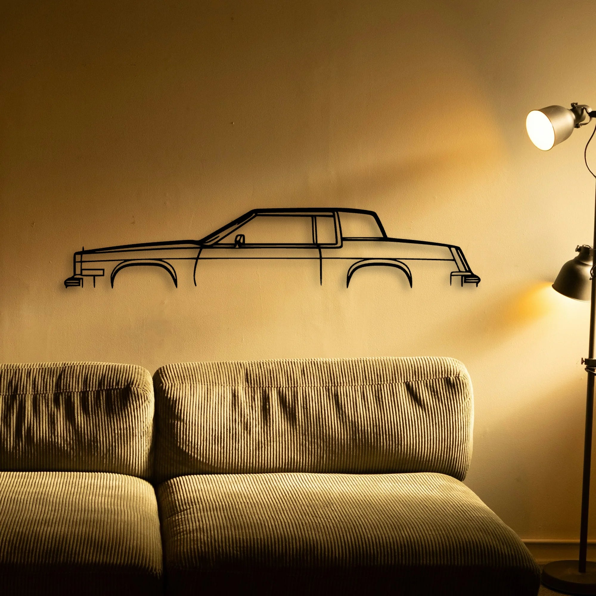 Eldo 1984 Classic Silhouette Metal Wall Art - Tinvibe