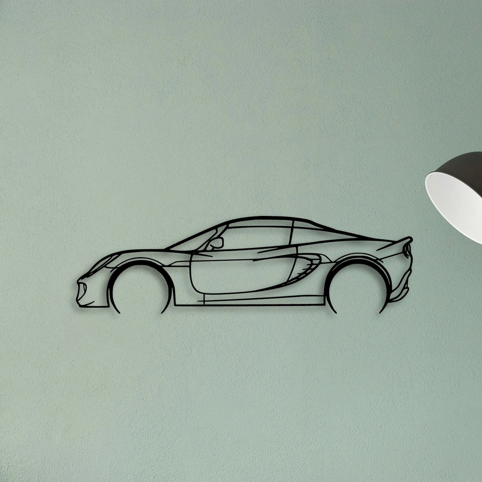 Elise 2006 Classic Silhouette Metal Wall Art - Tinvibe
