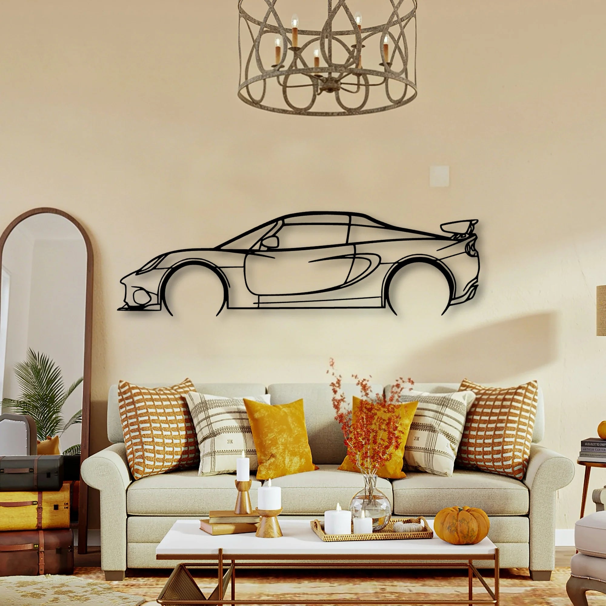 Elise CUP 250 2018 Classic Silhouette Metal Wall Art - Tinvibe
