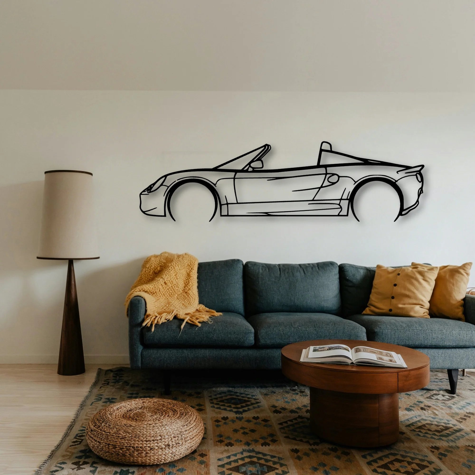 Elise S1 1999 Classic Silhouette Metal Wall Art - Tinvibe