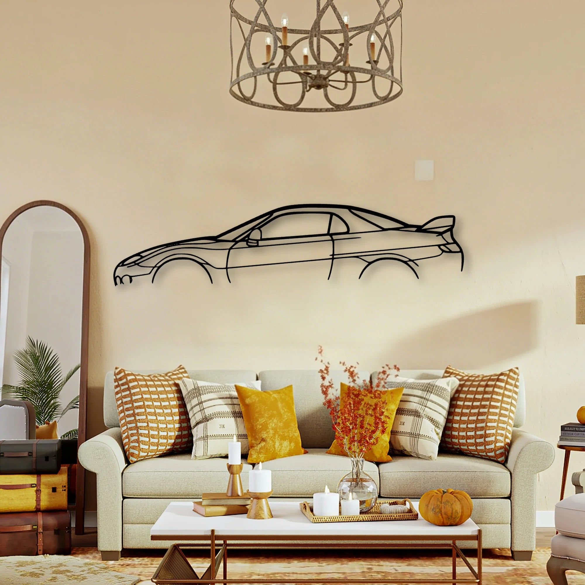 FTO Classic Silhouette Metal Wall Art - Tinvibe