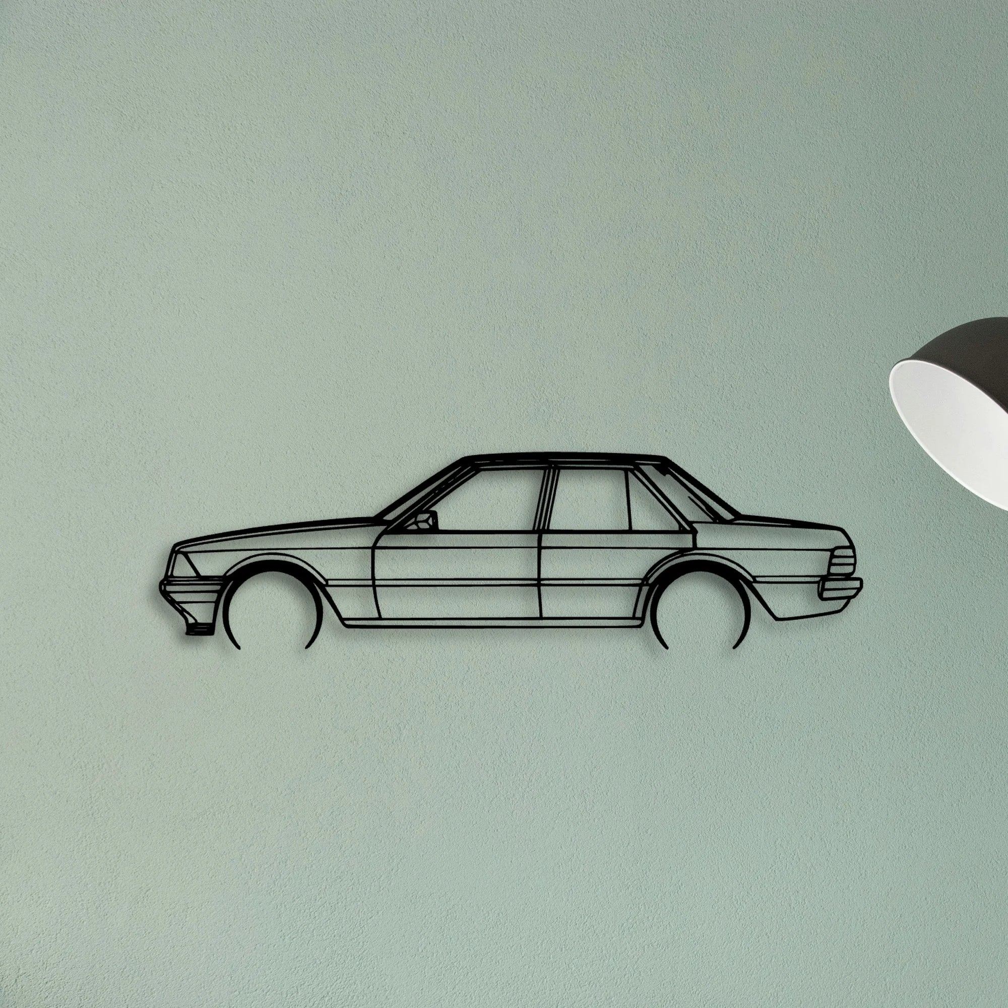 Fairmont 1981 Classic Silhouette Metal Wall Art - Tinvibe